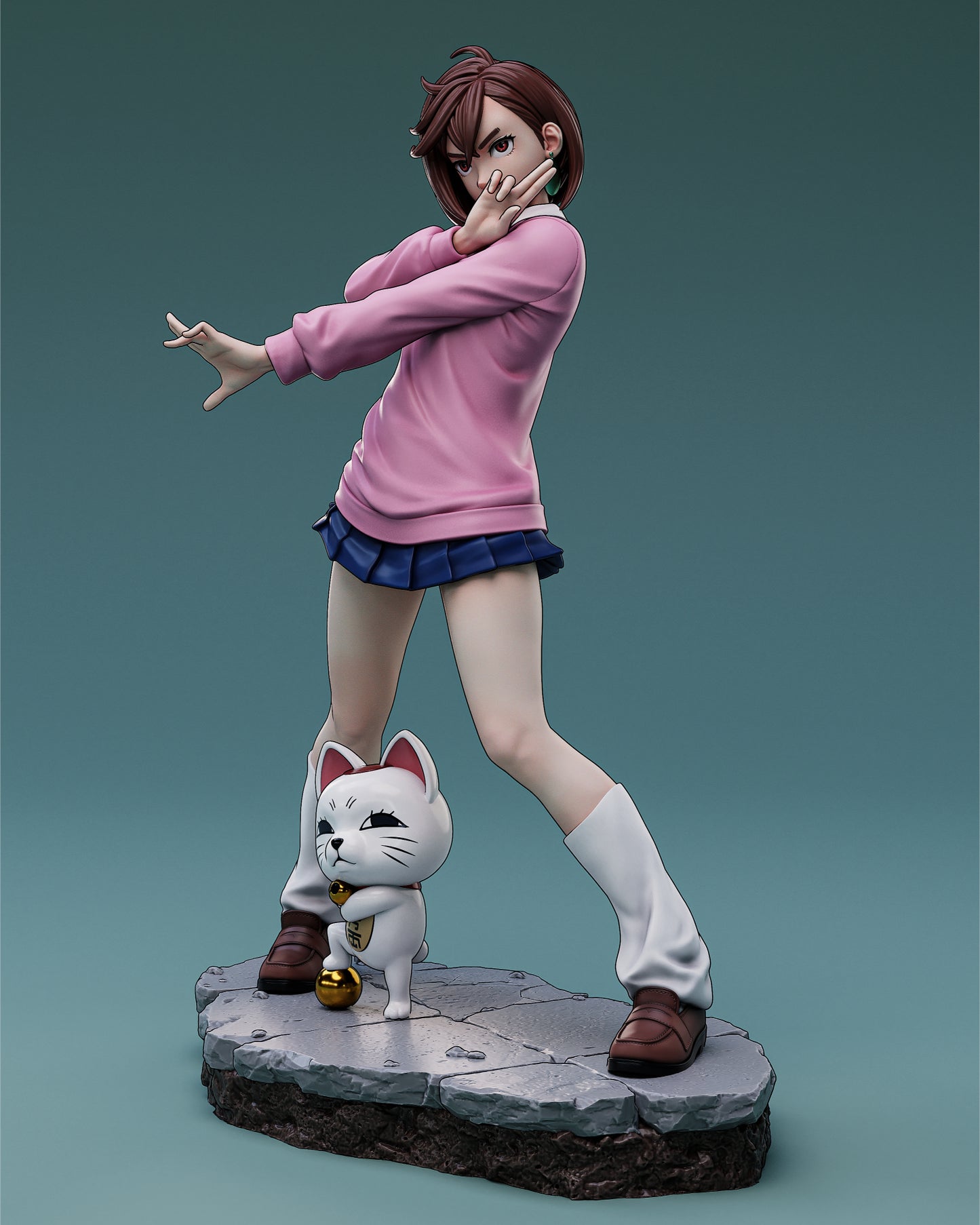 3923 Momo Ayase - Dandadan - STL 3D Print Files