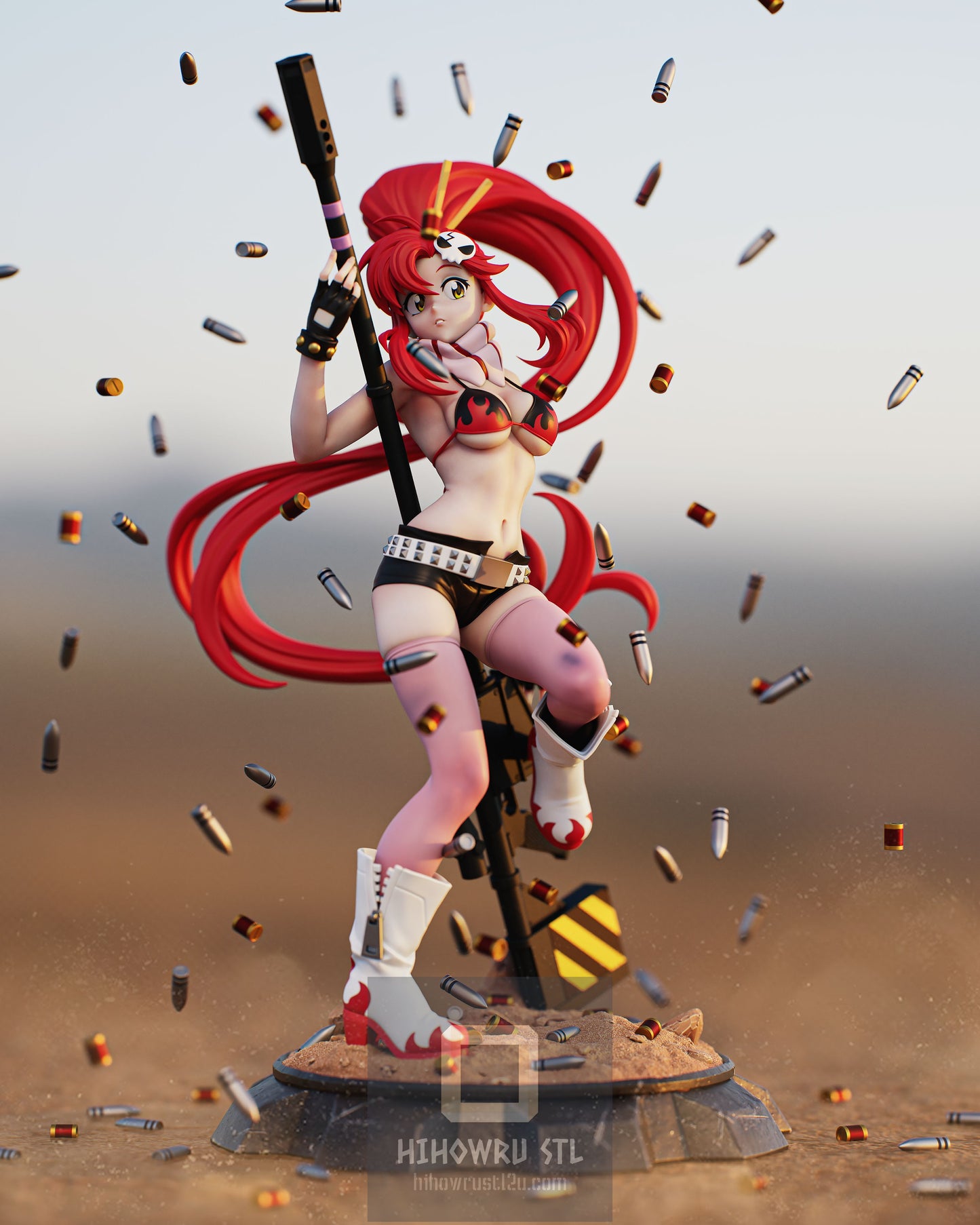 4829 Yoko Littner - Tengen Toppa Gurren Lagann - STL 3D Print Files