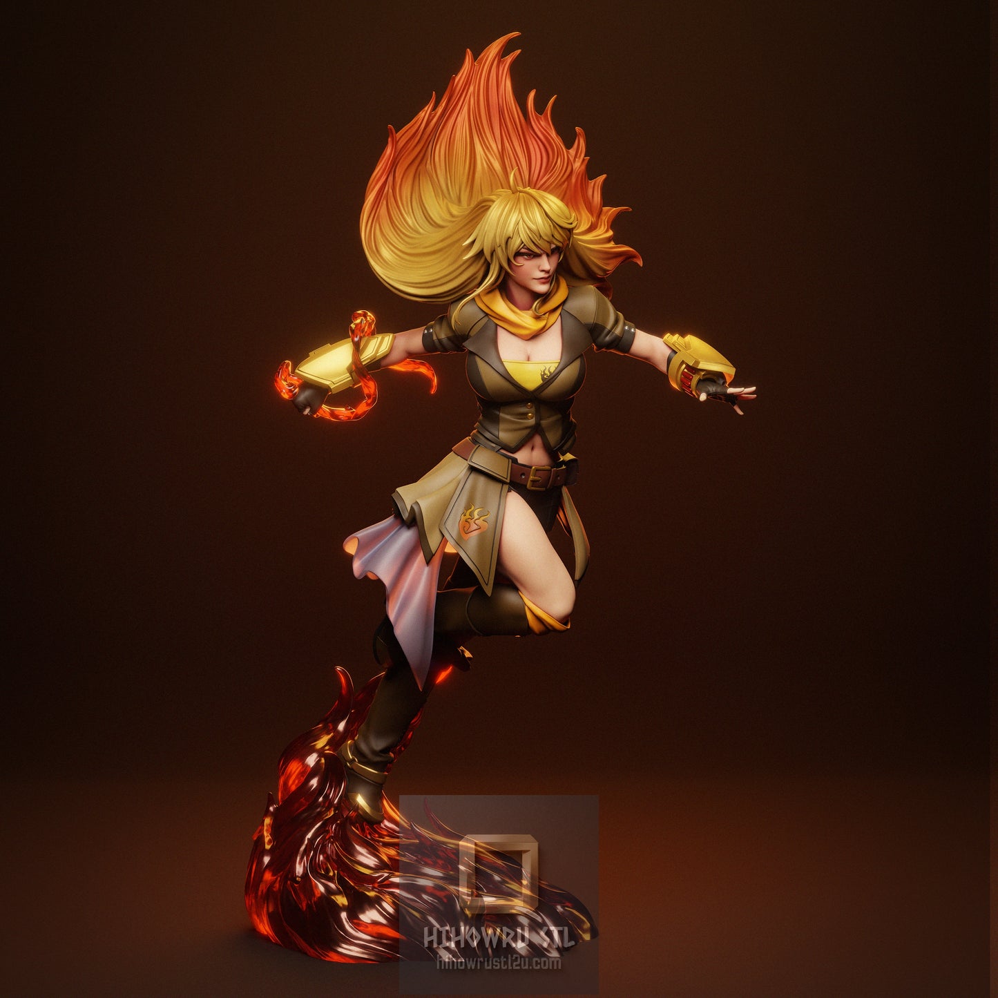 5367 Yang Xiao Long - RWBY - STL 3D Print Files