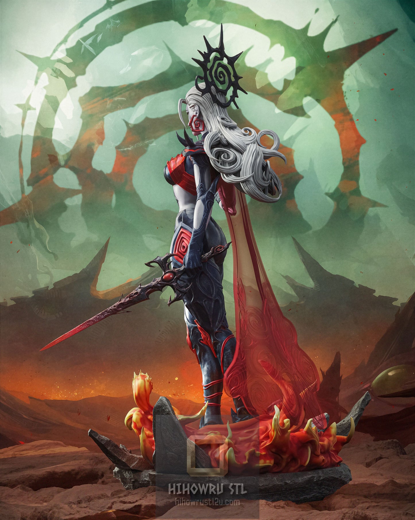5168 Hela - Marvel Rivals - STL 3D Print Files