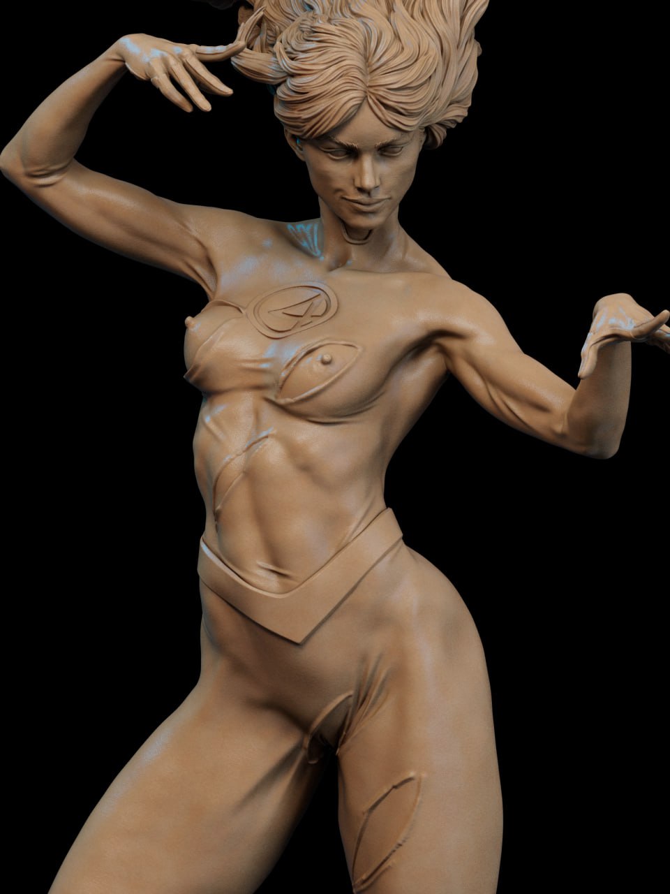 3329 Invisible Woman NSFW - Fantastic Four - STL 3D Print Files