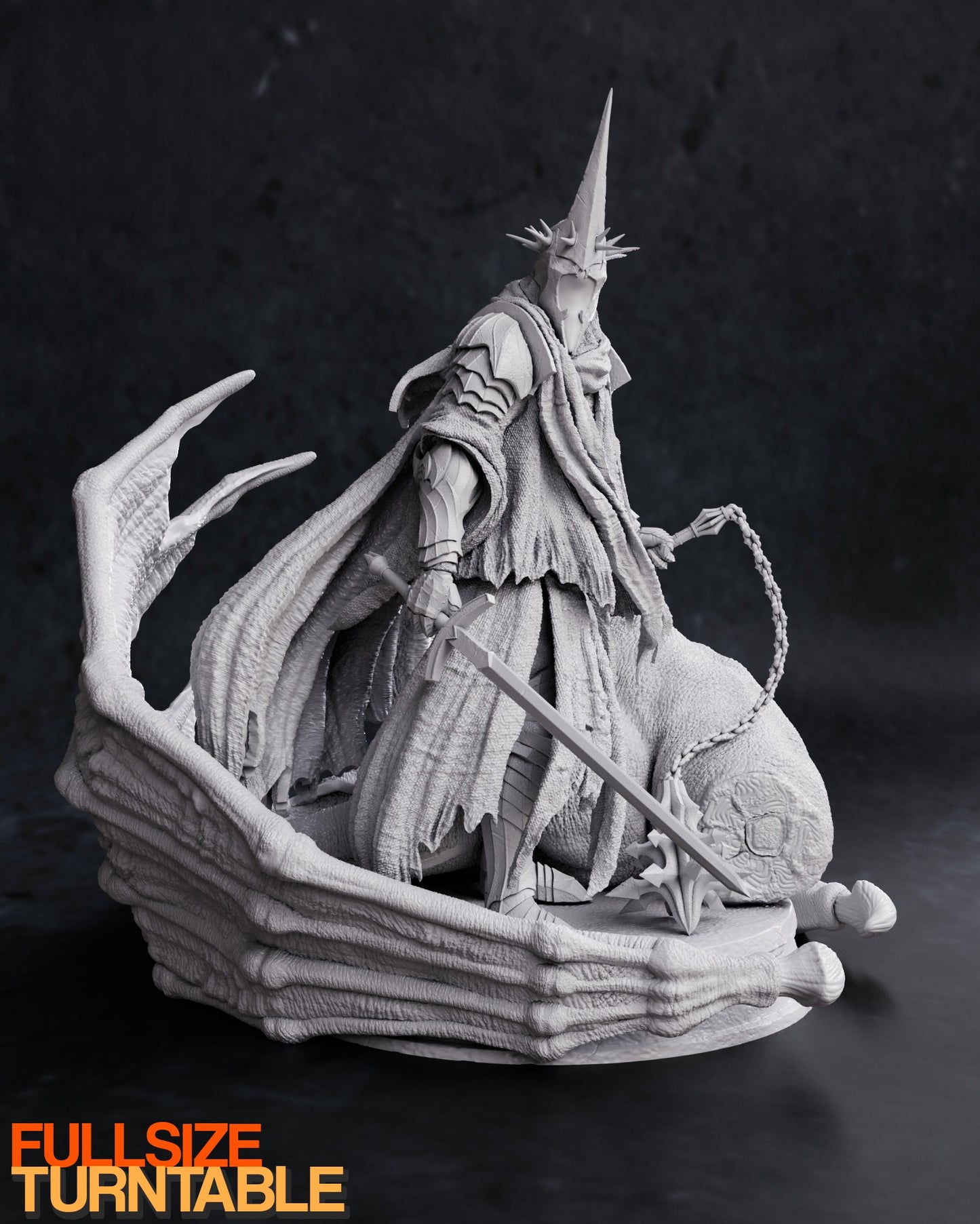 1666 The Witch King of Angmar - Lord Of The Rings  - STL 3D Print Files