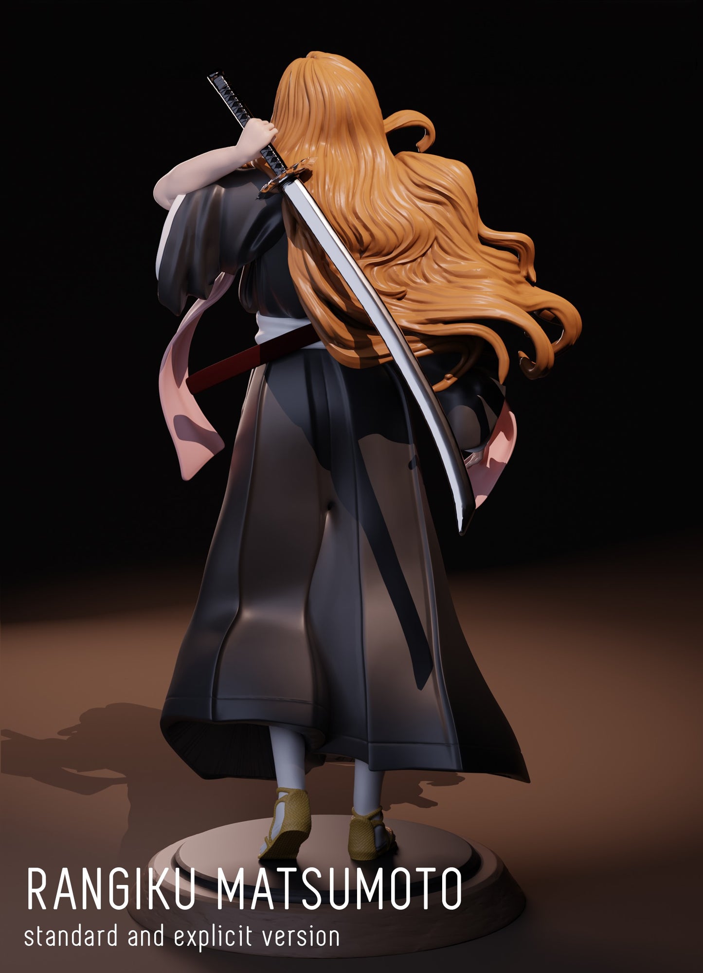 2304 Rangiku Matsumoto NSFW - Bleach - STL 3D Print Files 3