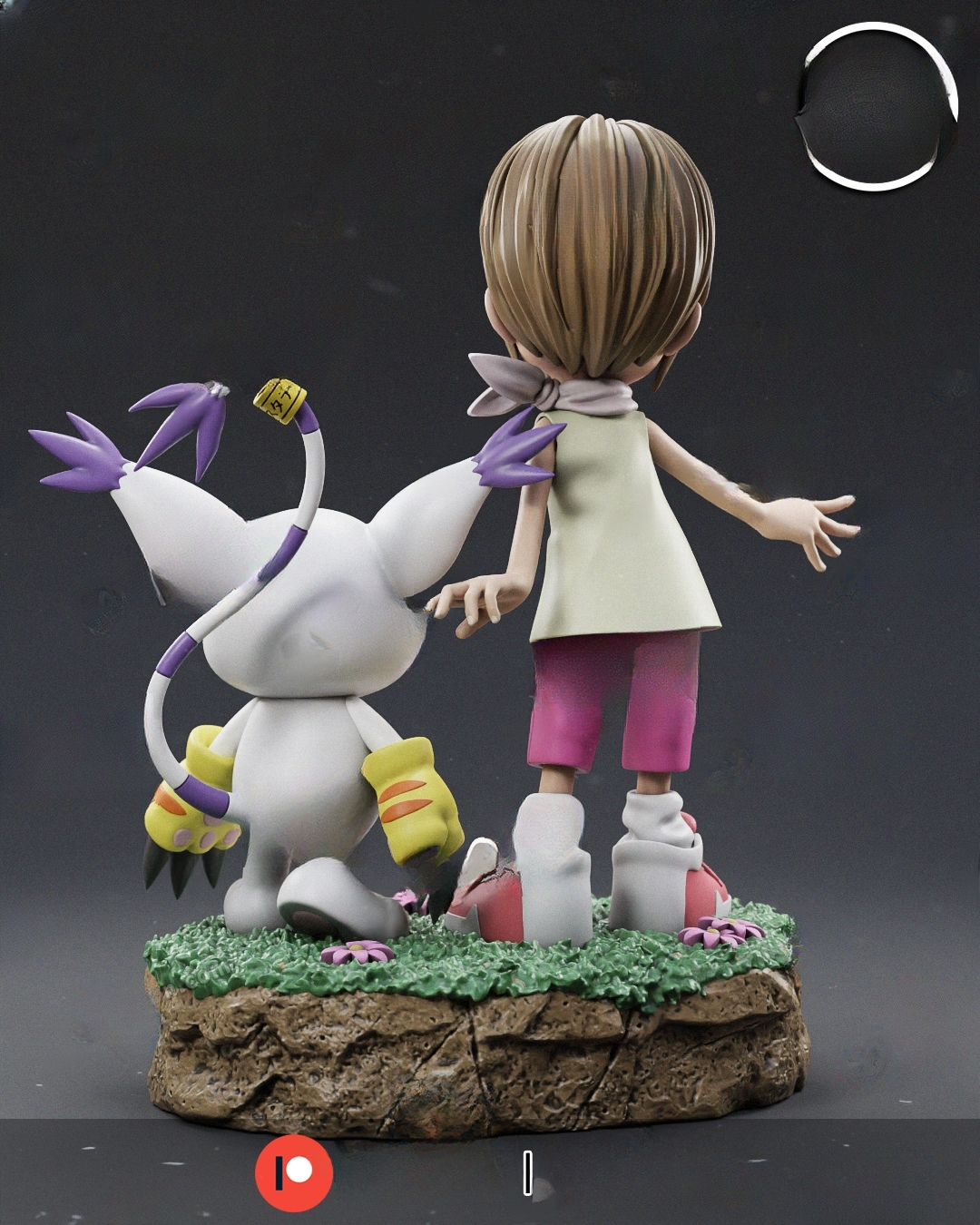 Kari and Tailmon - Digimon - STL 3D Print Files