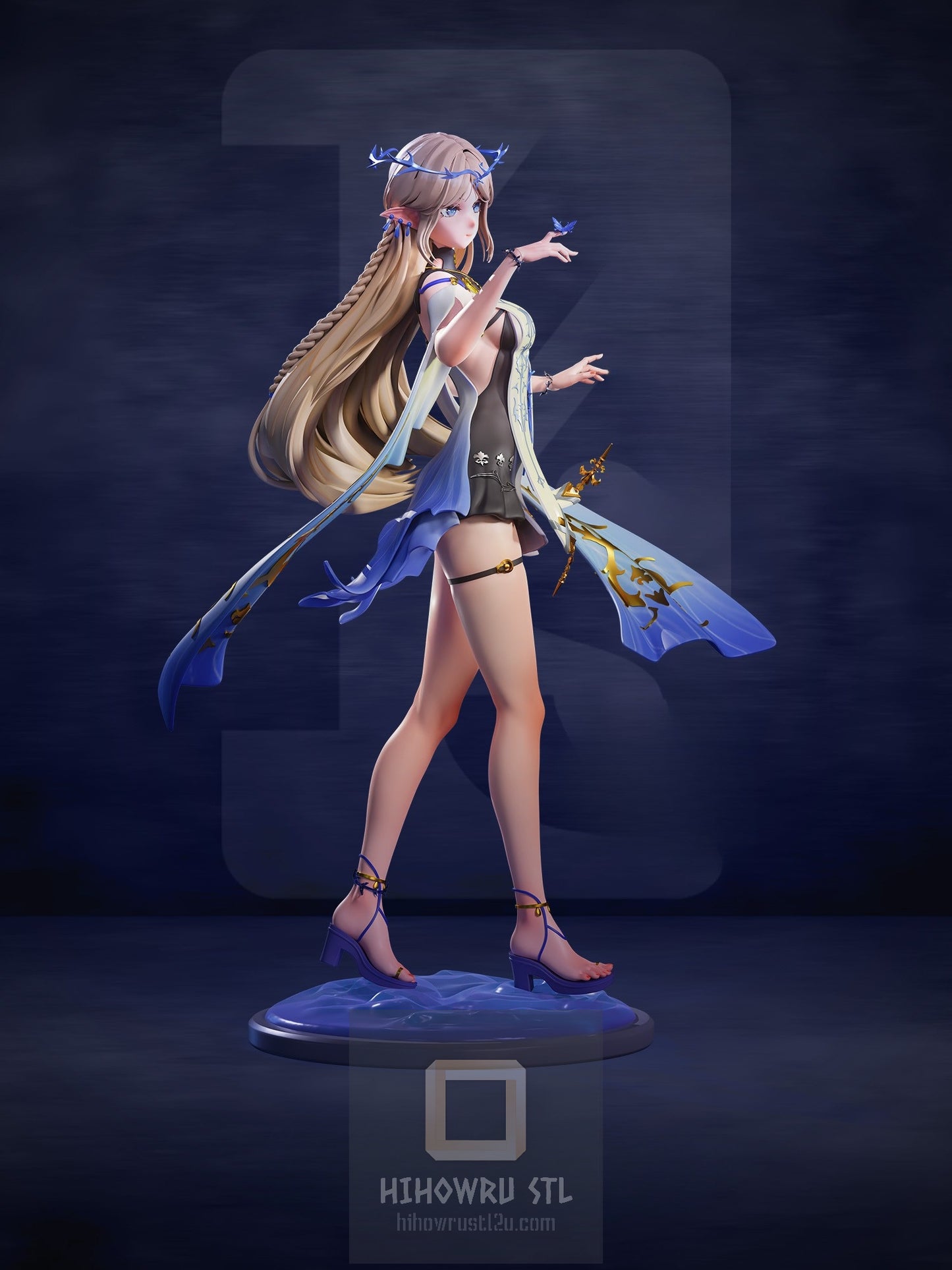 4621 Cartethyia - Wuthering Waves - STL 3D Print Files