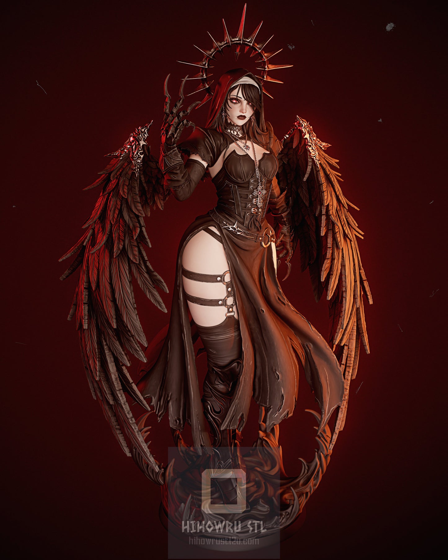 4625 Corrupted Nun - STL 3D Print Files