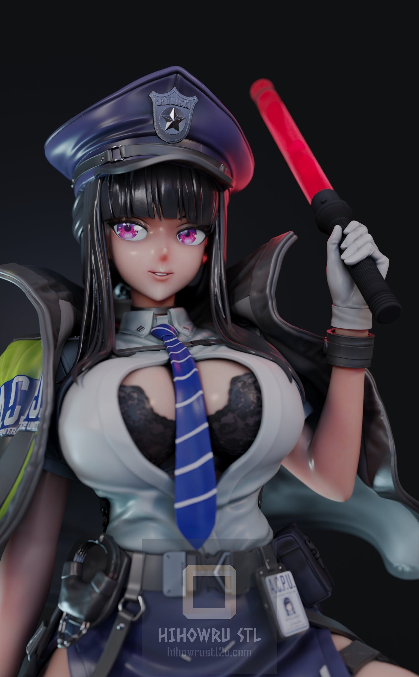 4657 D Killer Wife Secret Police NSFW - Nikke Goddess of Victory - STL 3D Print Files