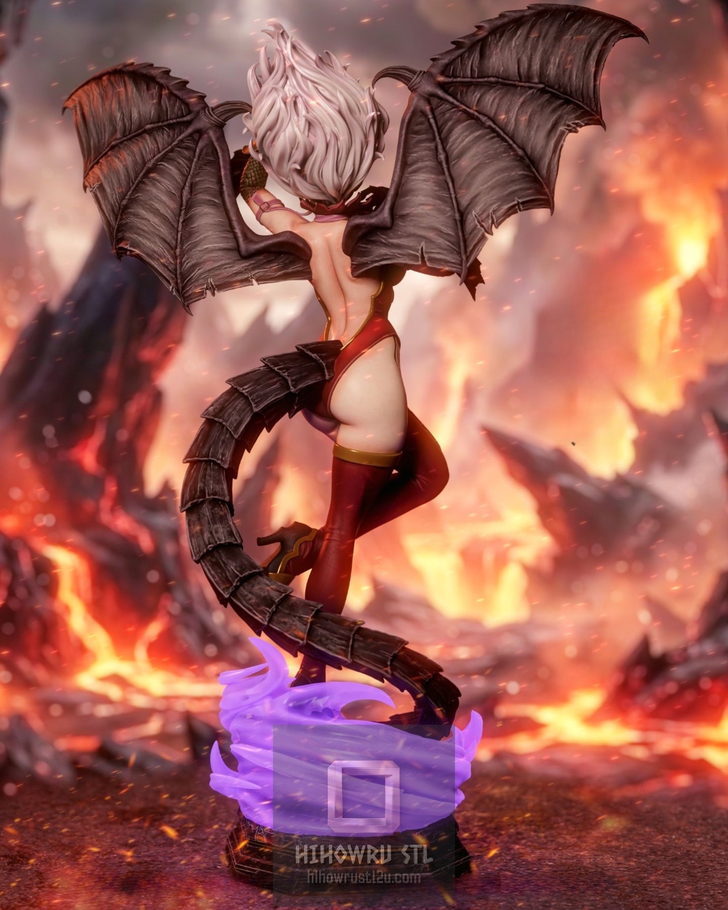 5158 Mirajane Satan Soul NSFW - Fairy Tail - STL 3D Print Files