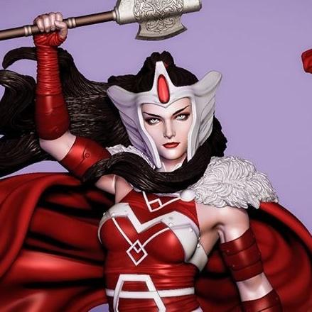 3036 Lady Sif - Marvel Comics - STL 3D Print Files