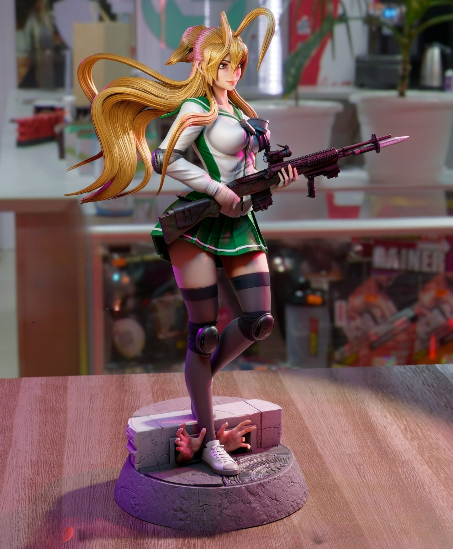 3247 Rei Miyamoto NSFW - Highschool of the Dead - STL 3D Print Files