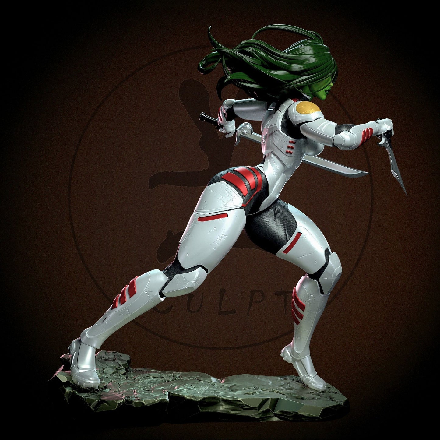 3270 Gamora NSFW - Guardians of the Galaxy - STL 3D Print Files