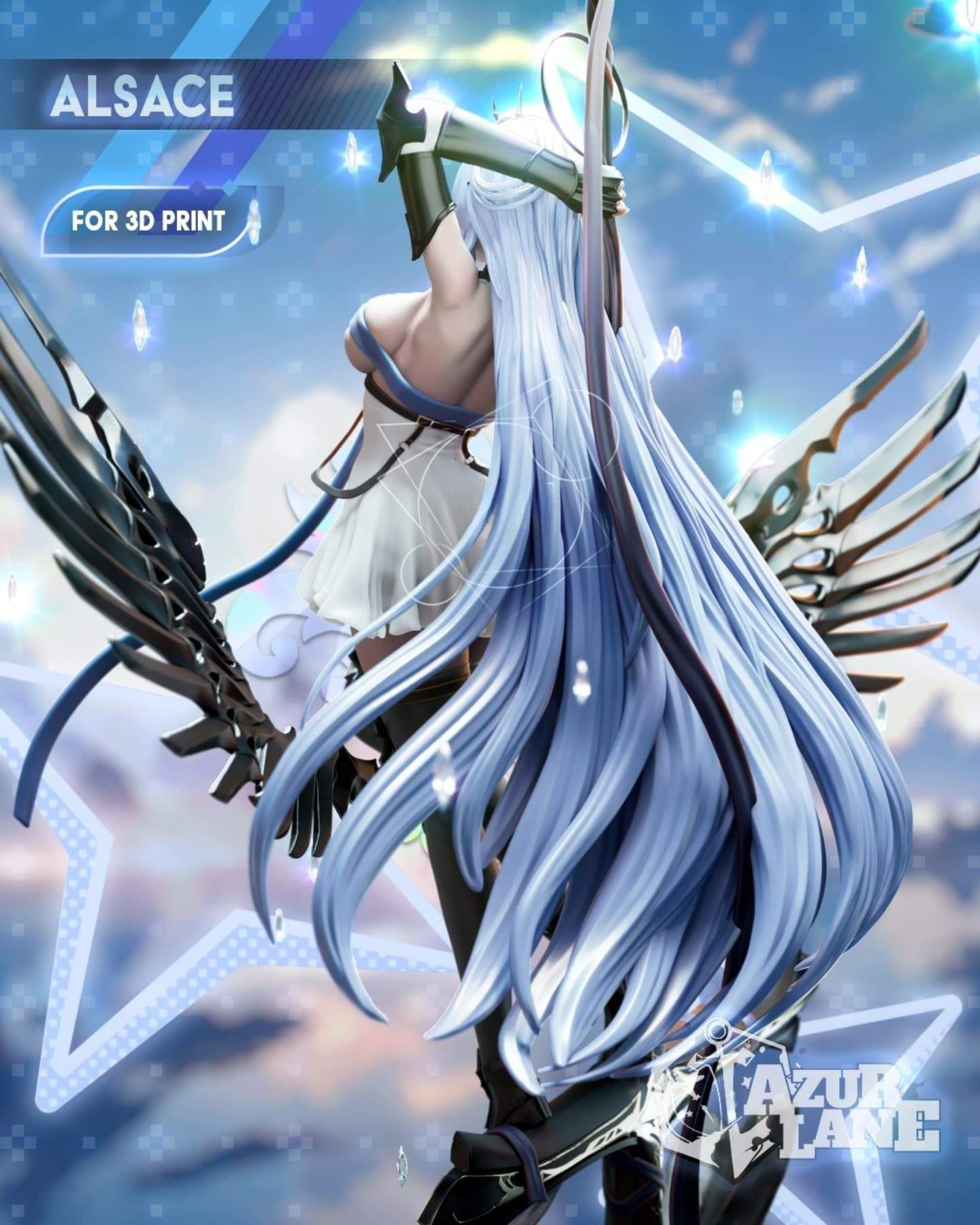 3723 Alsace - Azur Lane - STL 3D Print Files