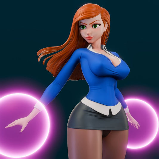 3881 Gwen Tennyson NSFW - Ben 10 - STL 3D Print Files