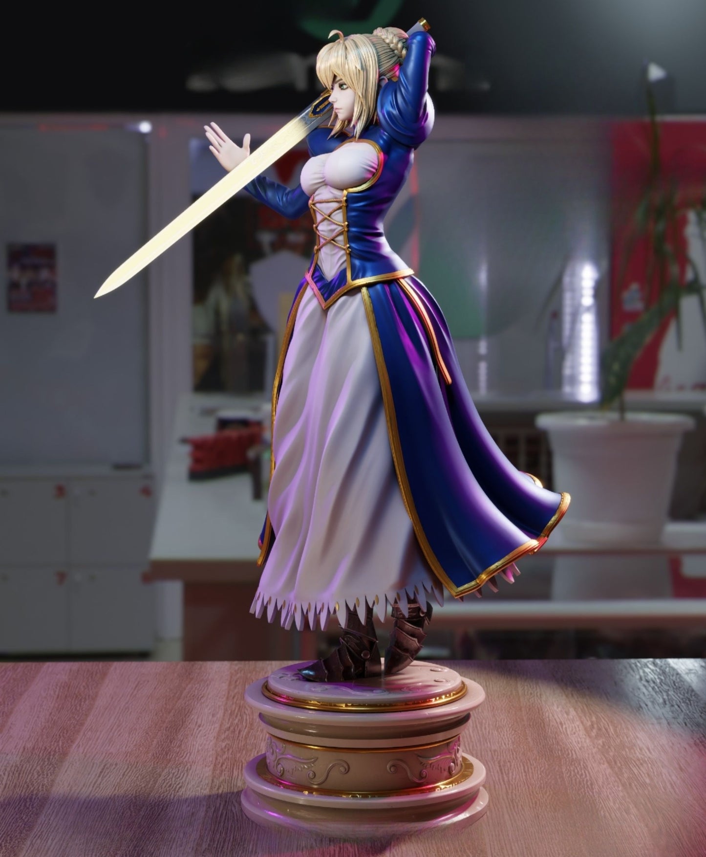 4212 Saber NSFW - Fate/Stay Night - STL 3D Print Files