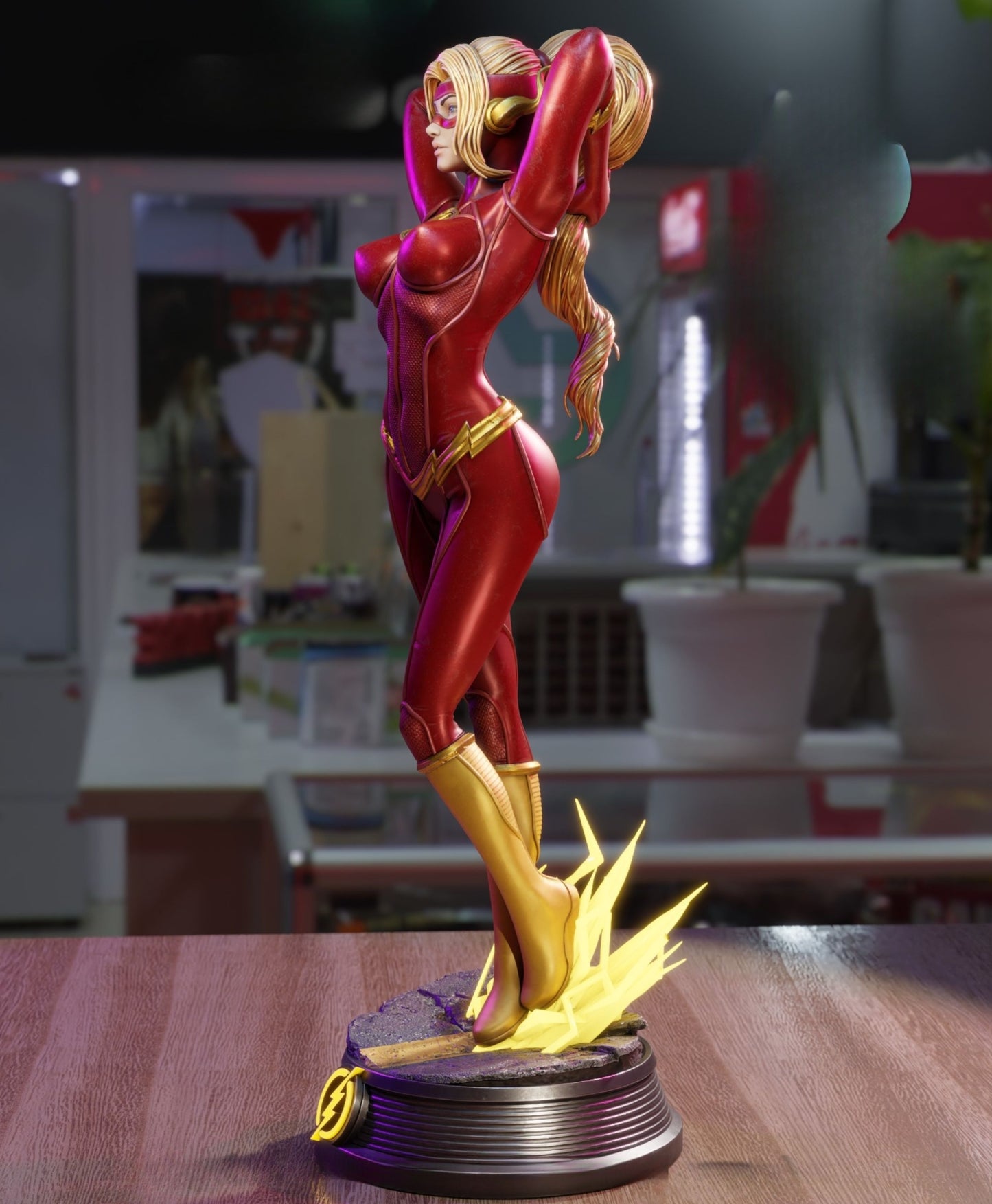 4215 Lady Flash NSFW - DC COMICS - STL 3D Print Files
