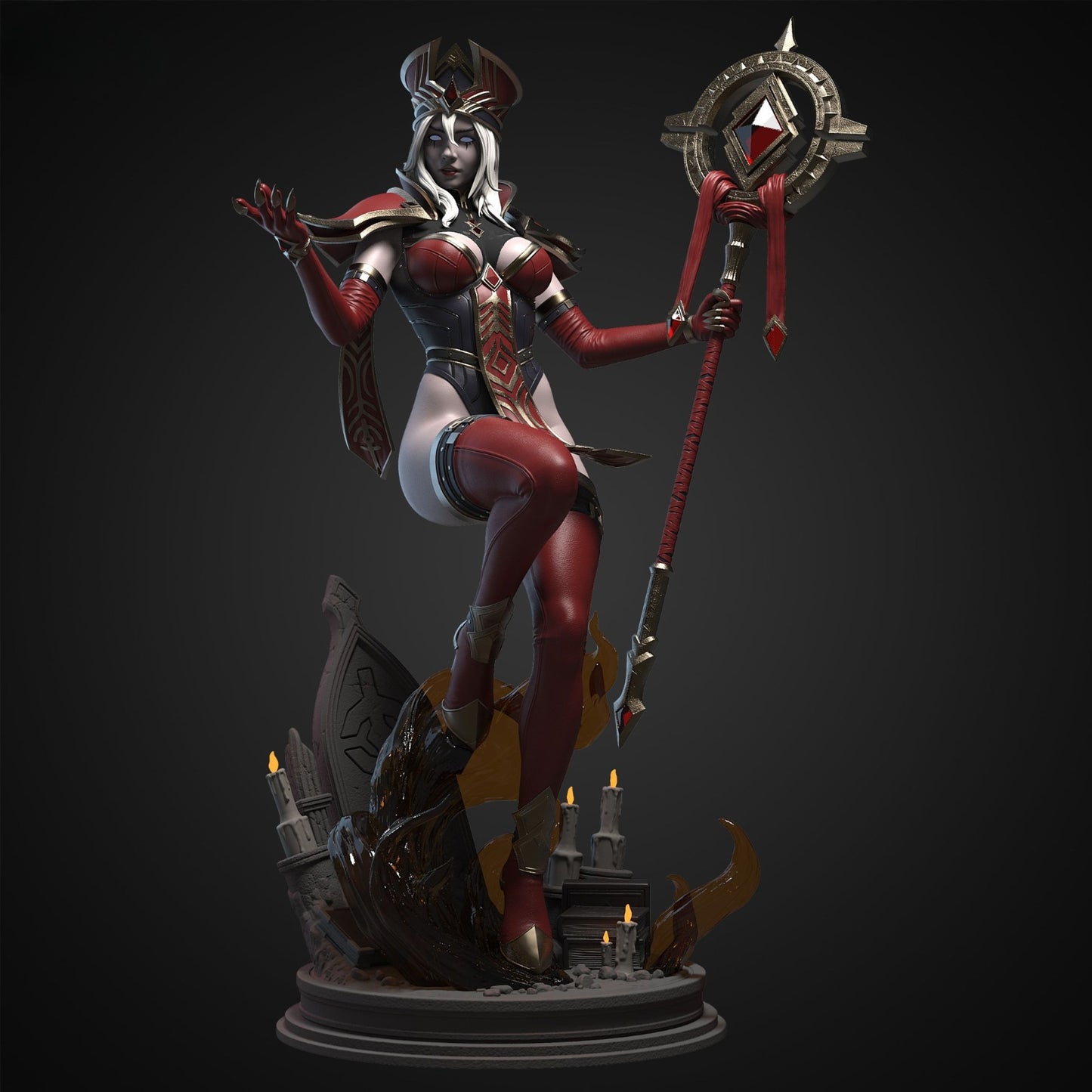 4238 Sally Whitemane NSFW - World of Warcraft - STL 3D Print Files