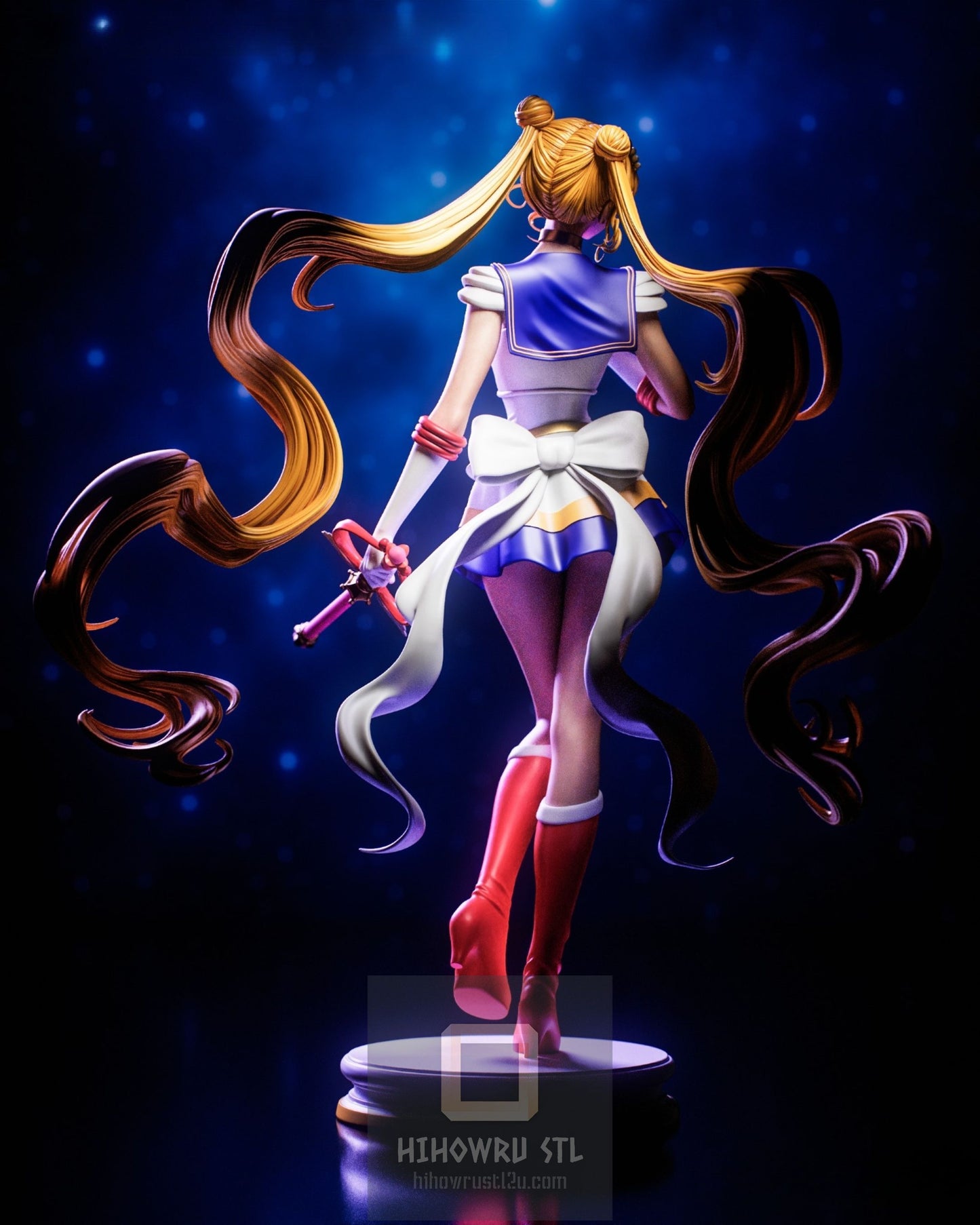 4284 Sailor Moon - Usagi Tsukino - STL 3D Print Files
