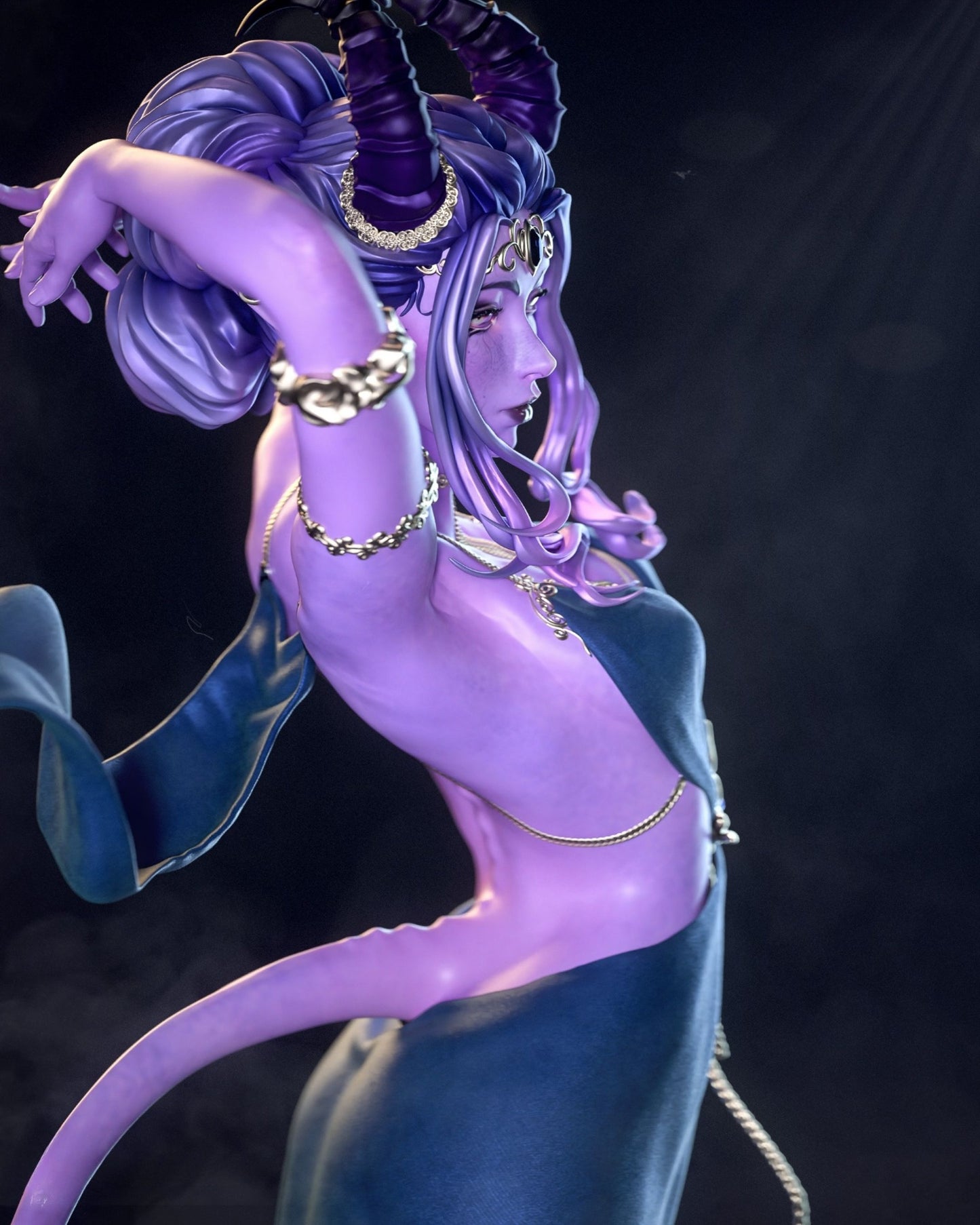 4293 Tiefling - STL 3D Print Files