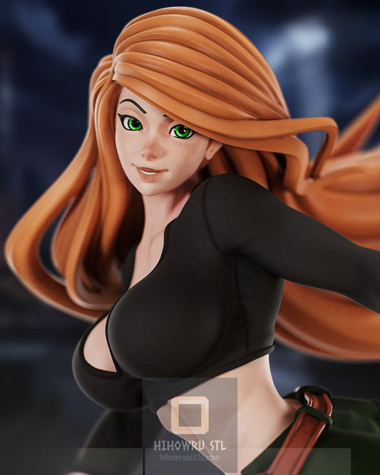 4393 Kim Possible NSFW - STL 3D Print Files