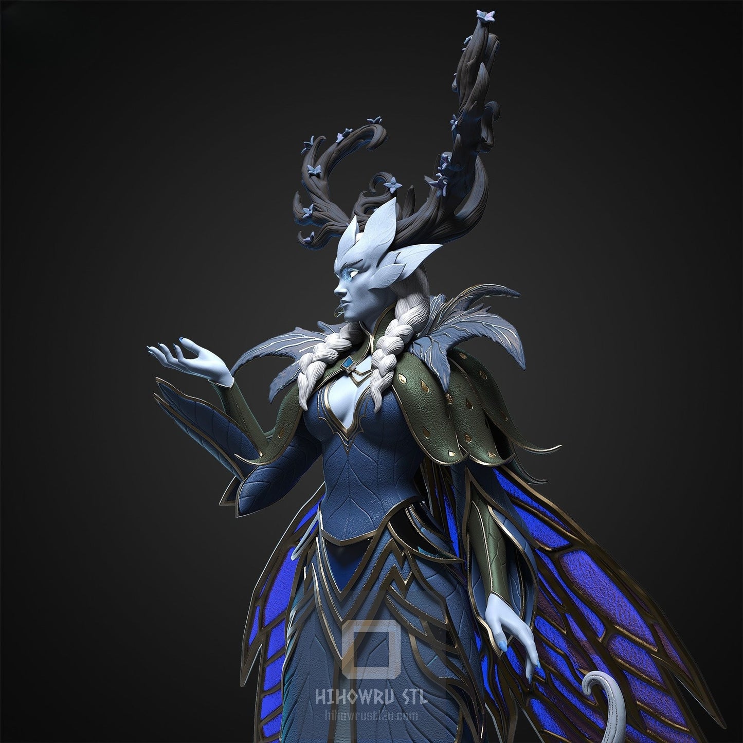 4434 Winter Queen - World of Warcraft - STL 3D Print Files
