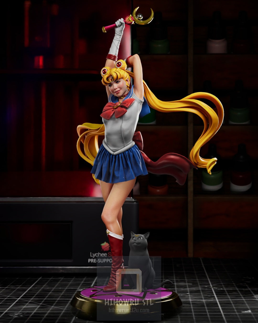 4460 Sailor Moon - Usagi Tsukino - STL 3D Print Files