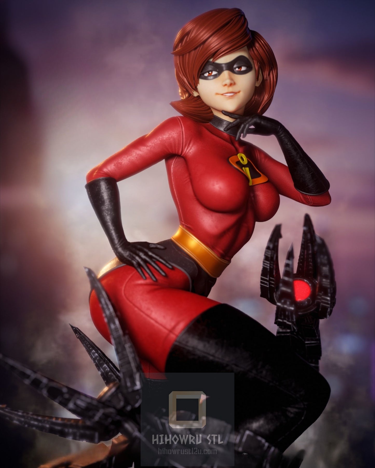 4476 Elastigirl NSFW - The Incredibles - STL 3D Print Files X 3D Animations