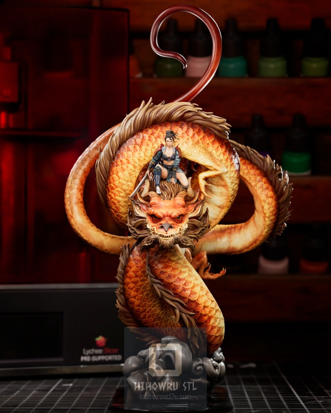 4487 Dragon Rider - STL 3D Print Files