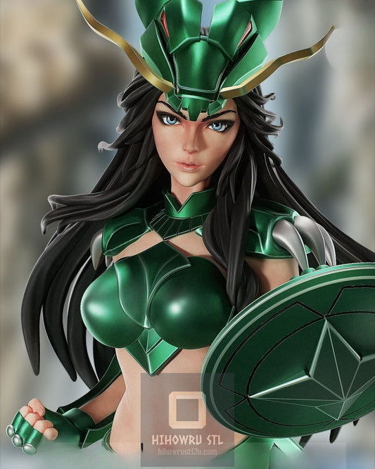4491 Female Dragon Shiryu NSFW - Saint Seiya - STL 3D Print Files