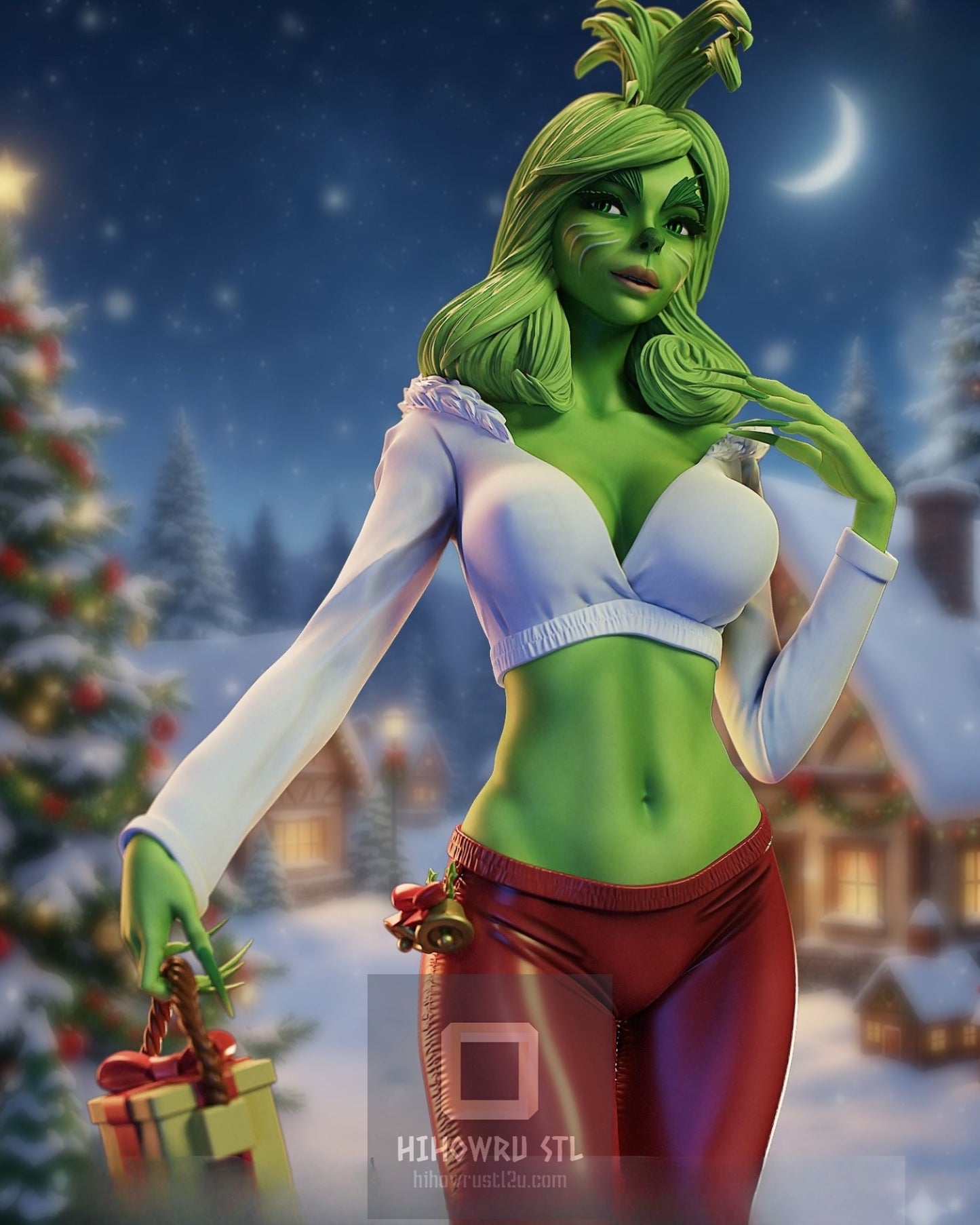 4516 Female Grinch NSFW - STL 3D Print Files