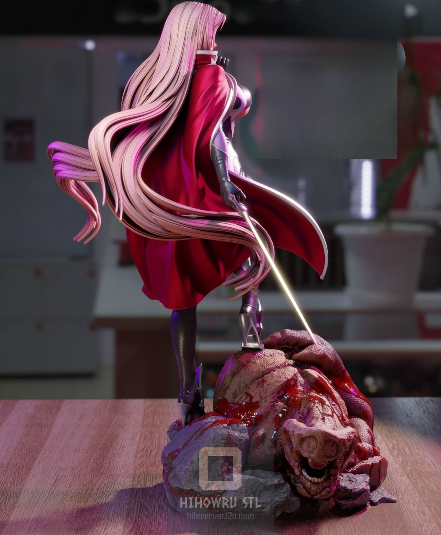 4521 Hell Knight Ingrid NSFW - FINAL FANTASY - STL 3D Print Files