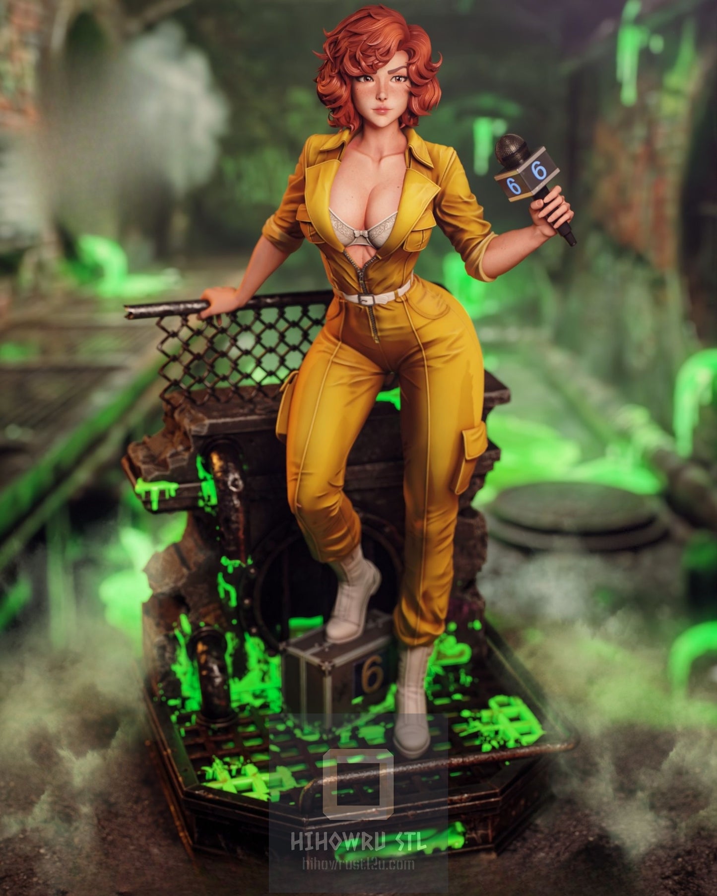 4782 April O'Neil NSFW - TMNT - STL 3D Print Files