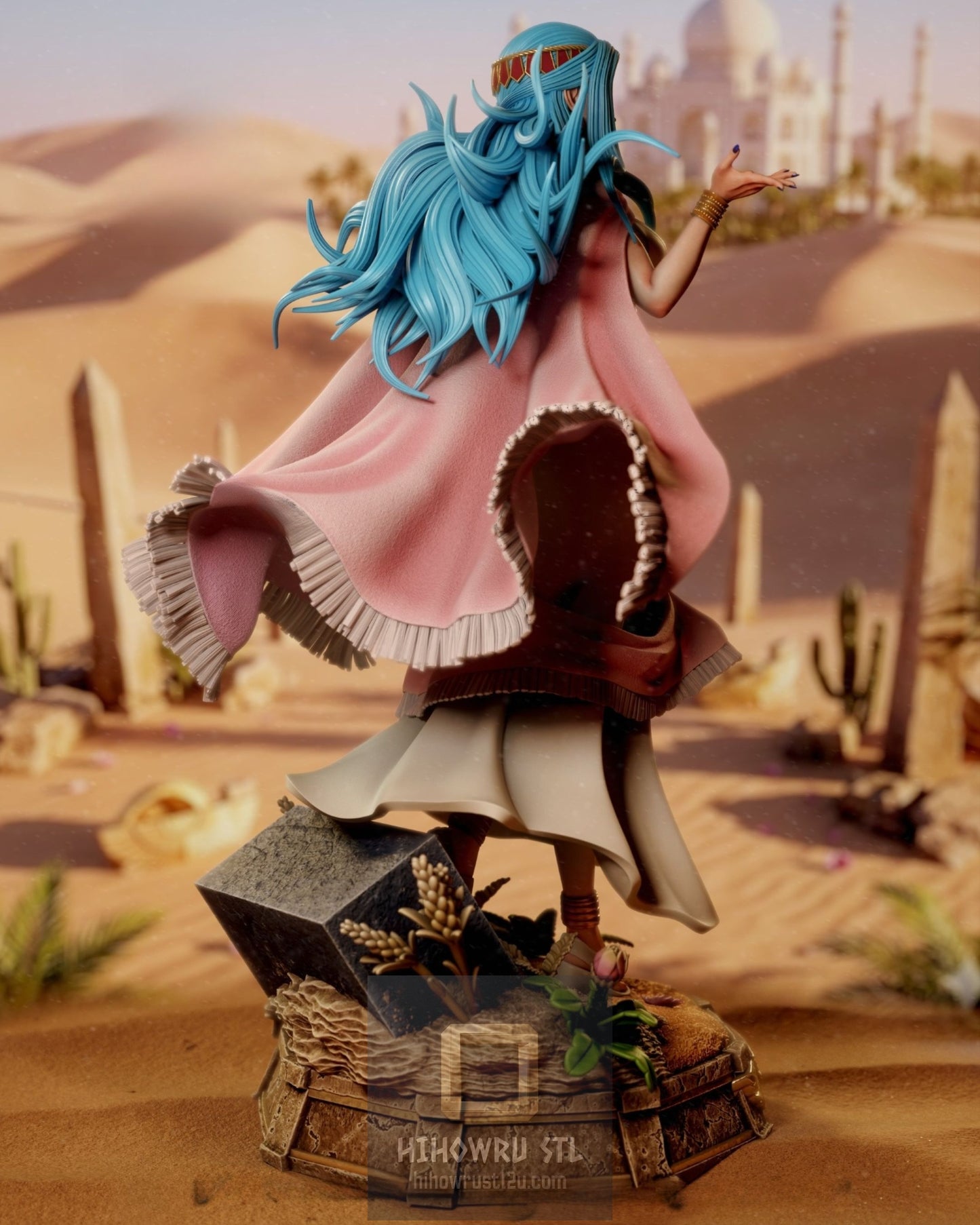 4998 Nefertari Vivi - One Piece - STL 3D Print Files