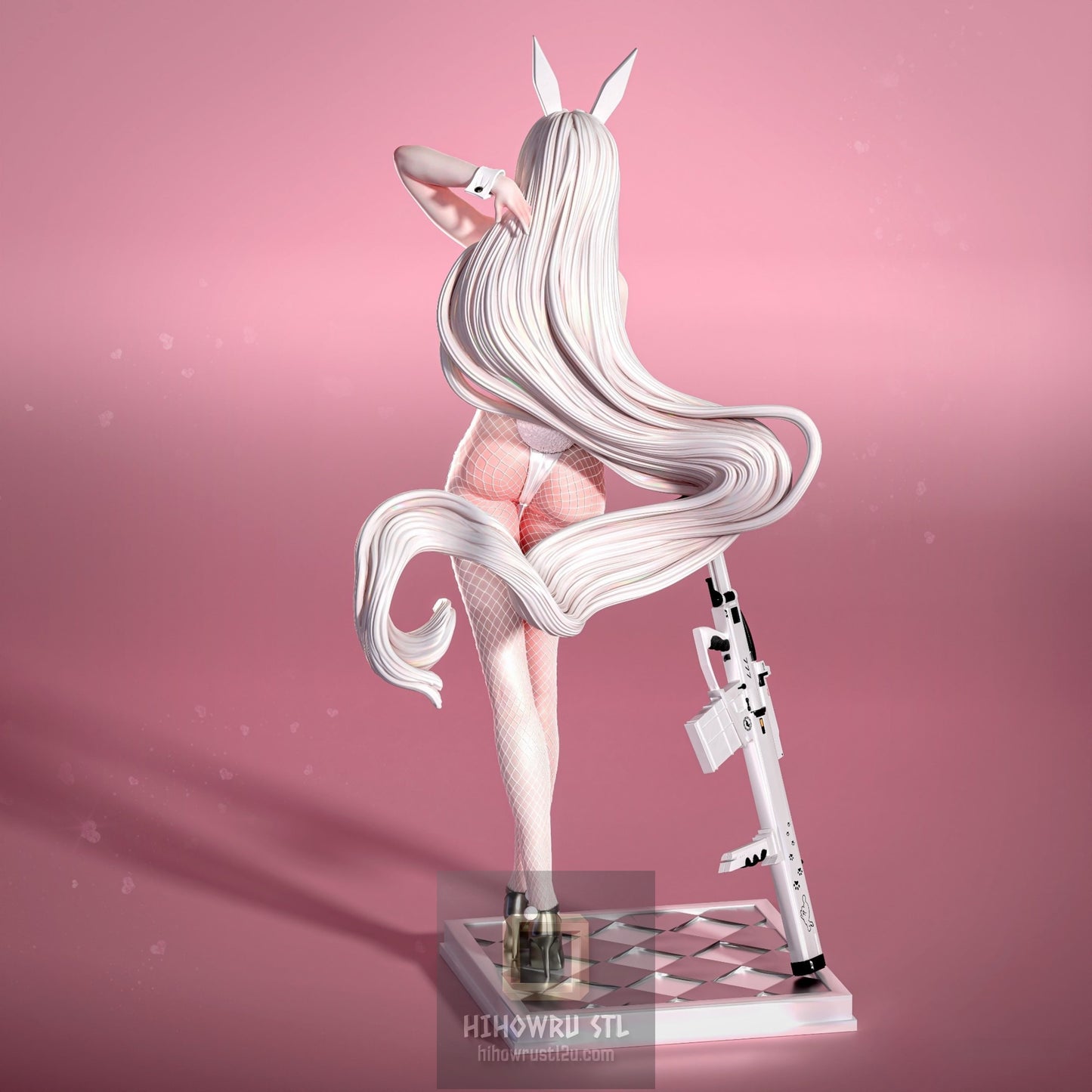 5058 Blanc NSFW - Nikke Goddess of Victory - STL 3D Print Files
