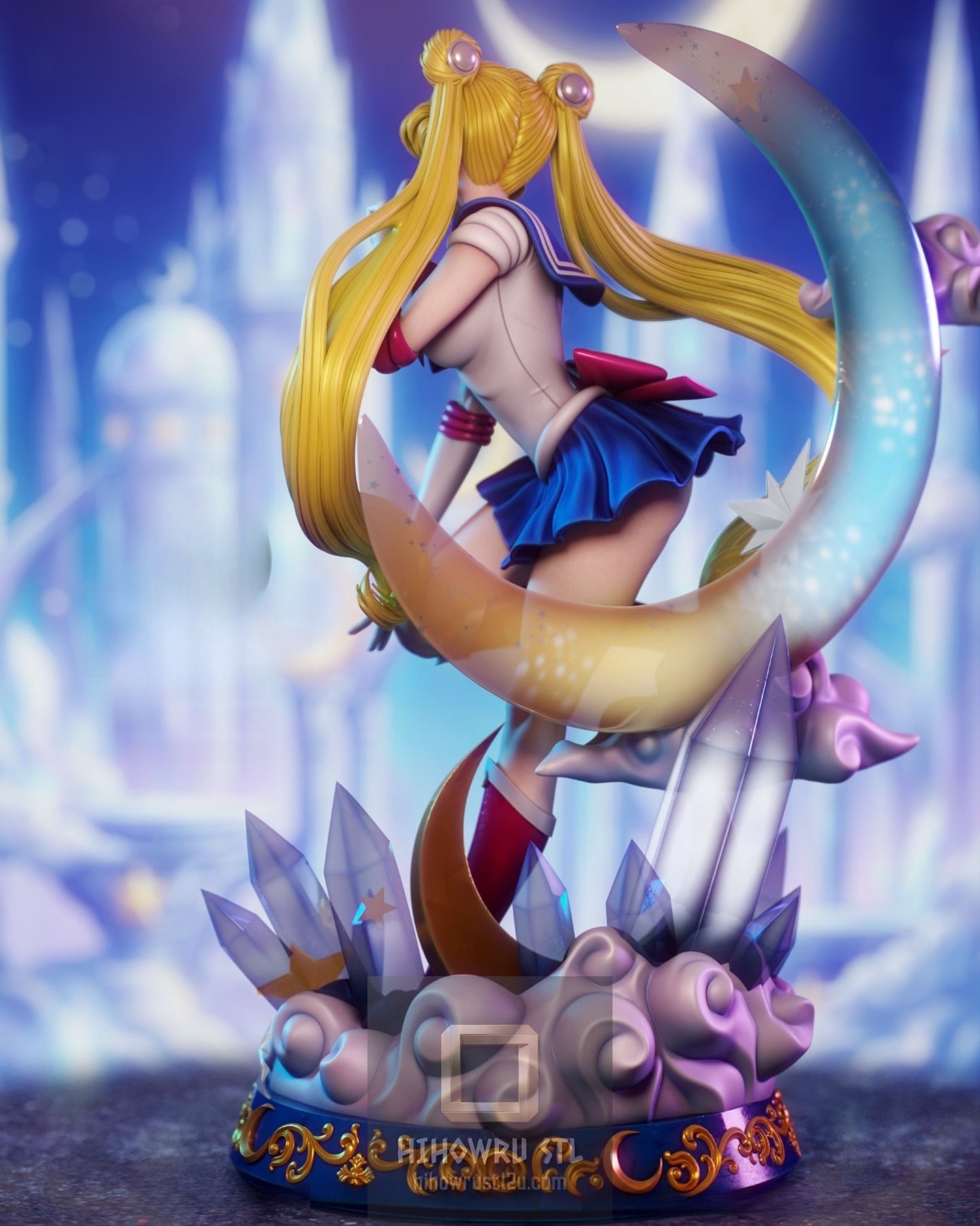 5163 Sailor Moon - Usagi Tsukino - STL 3D Print Files