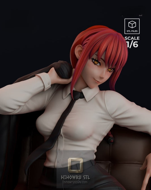 5247 Makima - Chainsaw Man - STL 3D Print Files