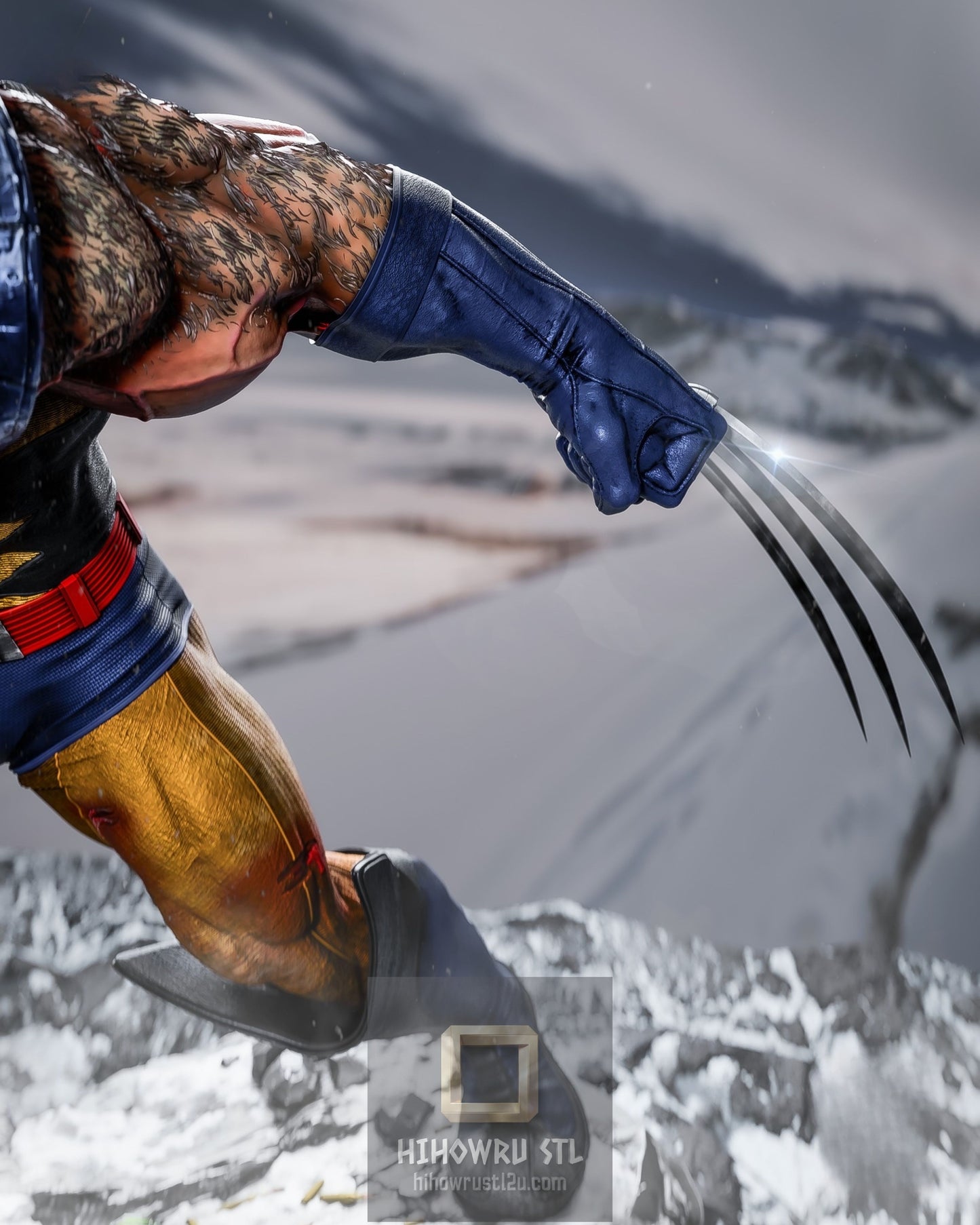 5409 WOLVERINE - X-MEN - STL 3D Print Files