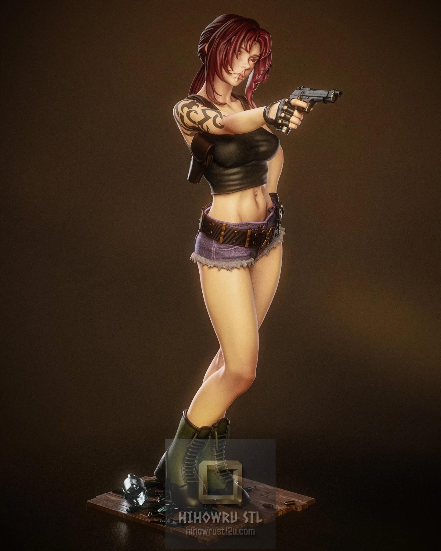 5483 Revy NSFW - Black Lagoon - STL 3D Print Files
