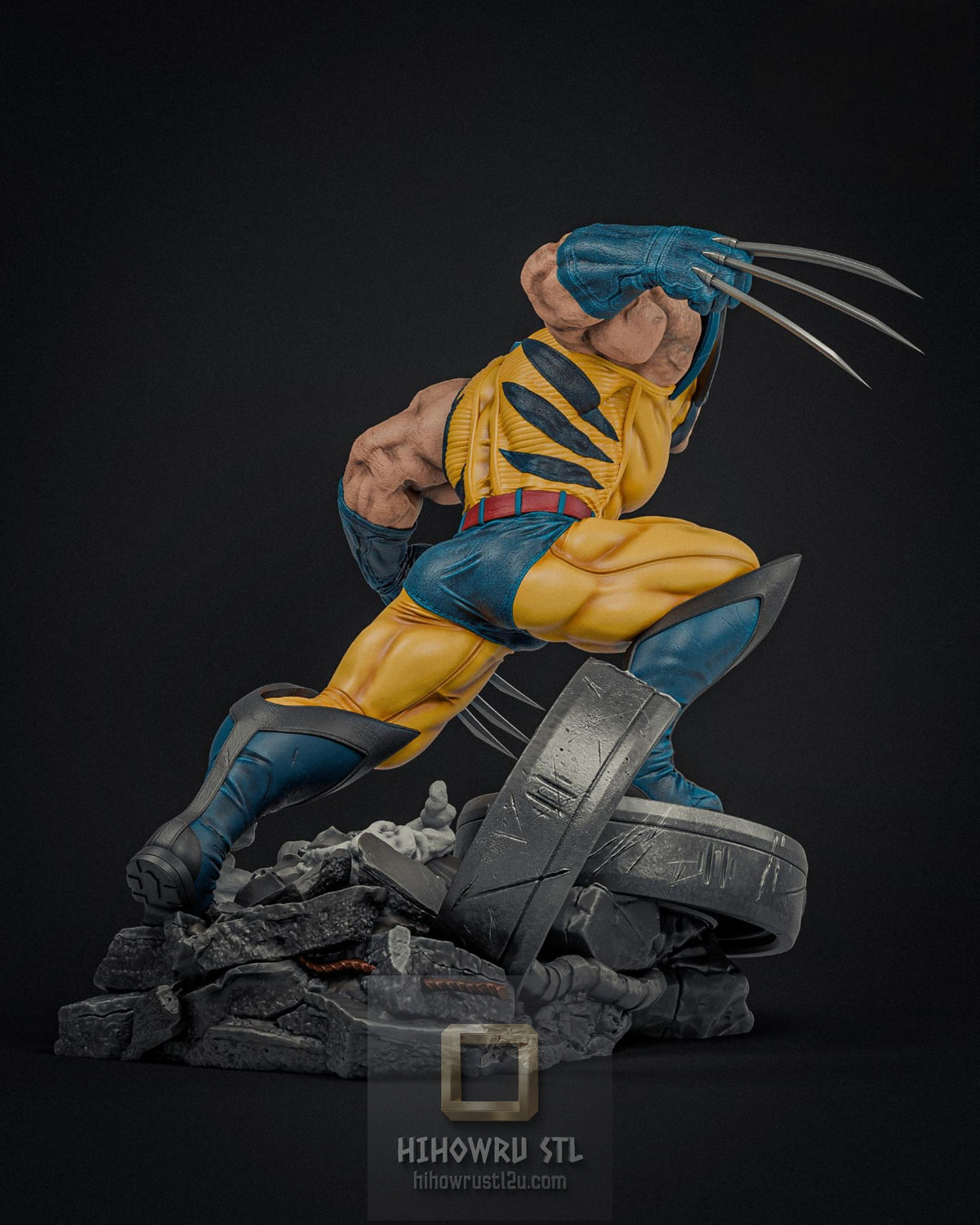 5550 WOLVERINE - X-MEN - STL 3D Print Files
