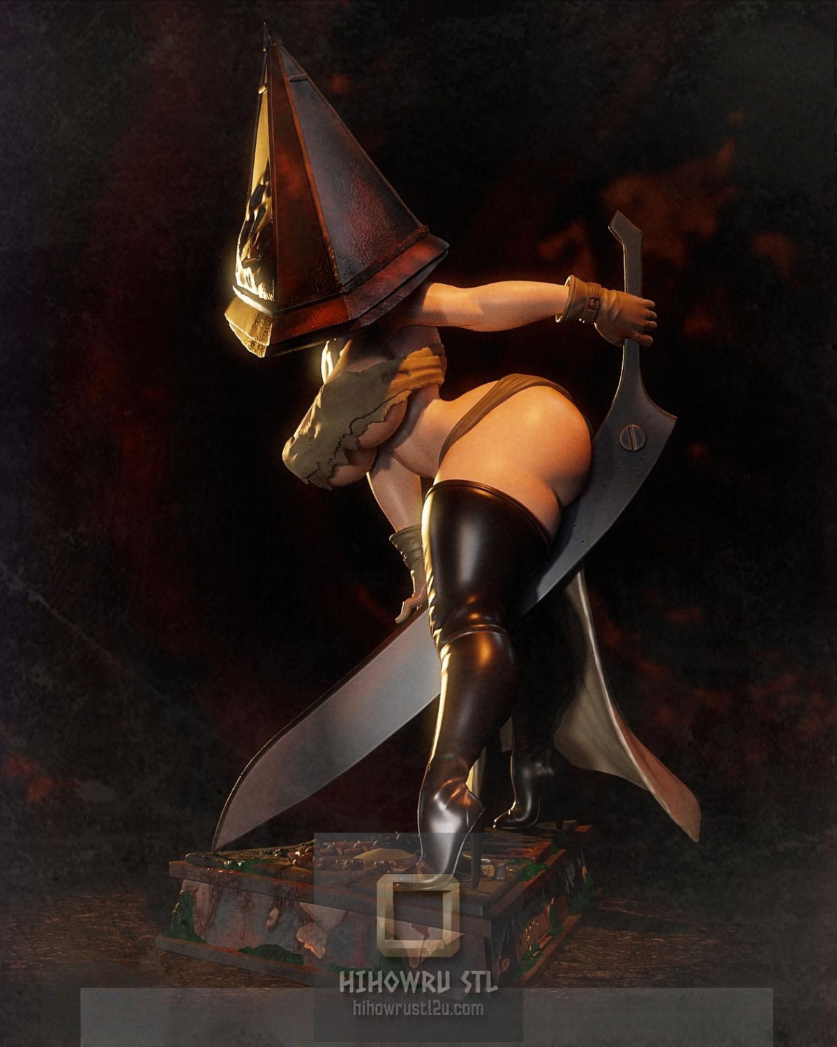 5554 Pyramid Head NSFW - Silent Hill - STL 3D Print Files