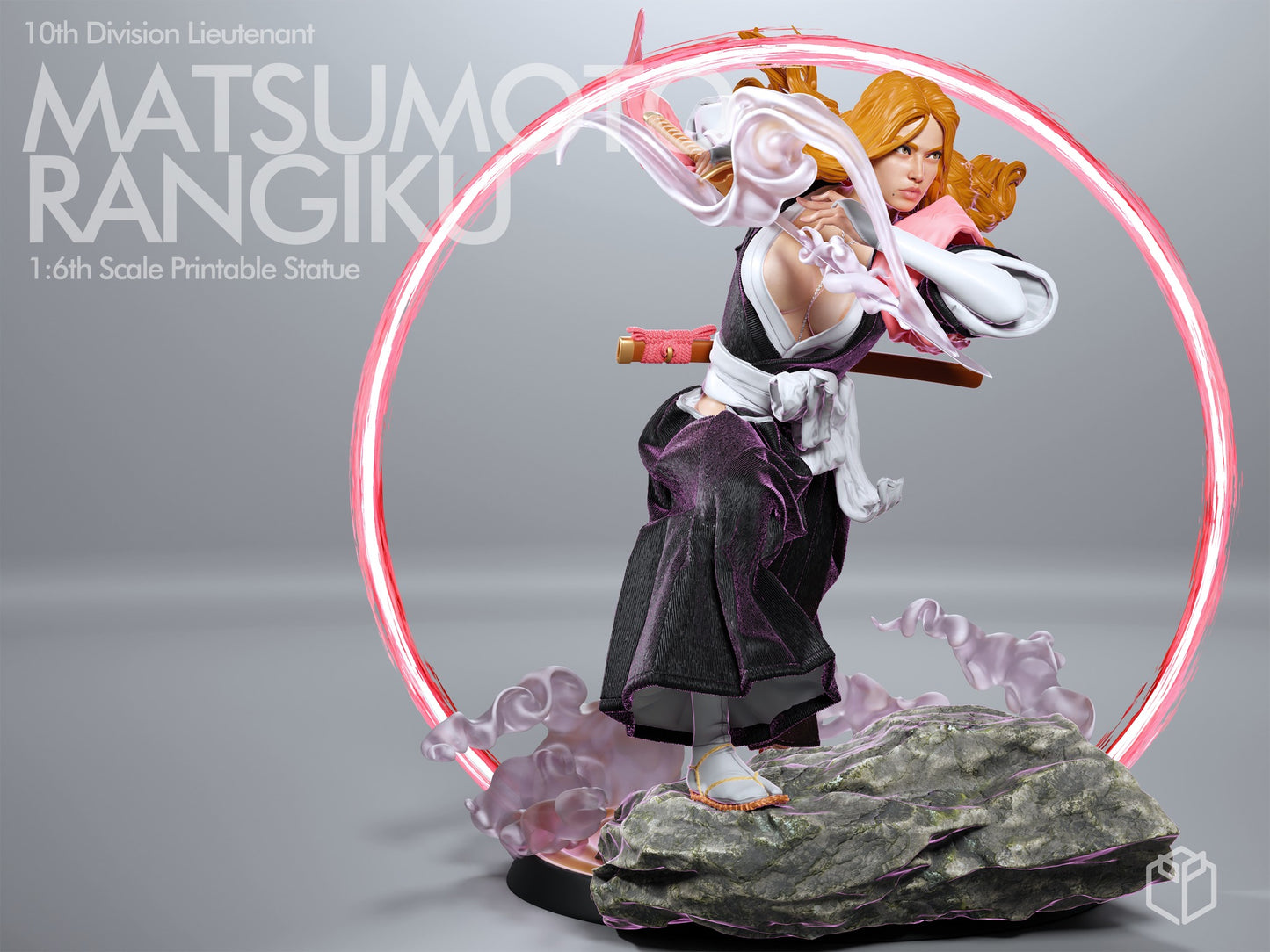 1747 Rangiku Matsumoto - Bleach - STL 3D Print Files