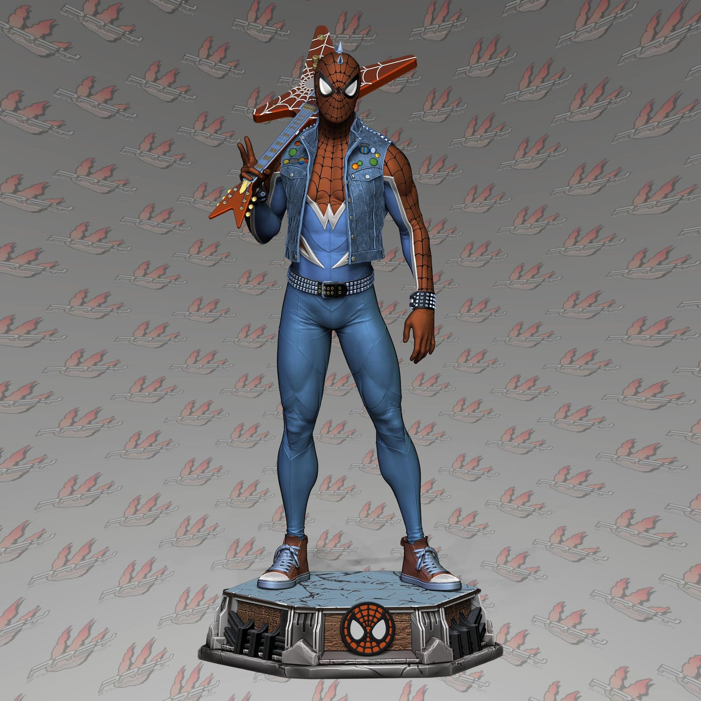 Spider-Punk - Hobart Brown - STL 3D Print Files