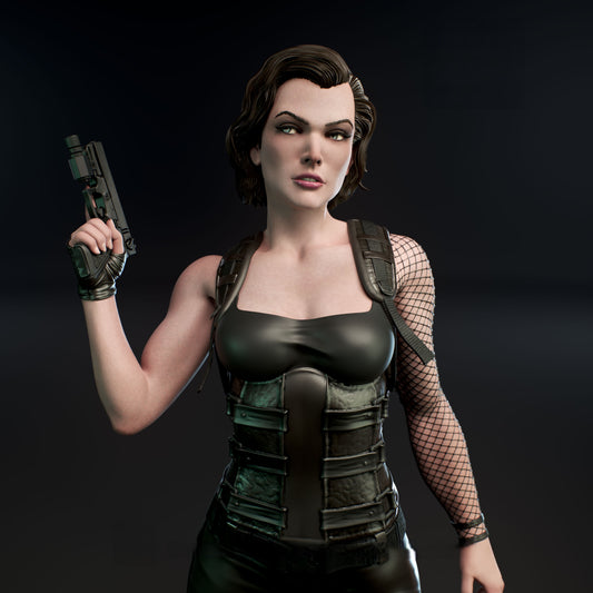 1739 Jill Valentine - Resident Evil - STL 3D Print Files