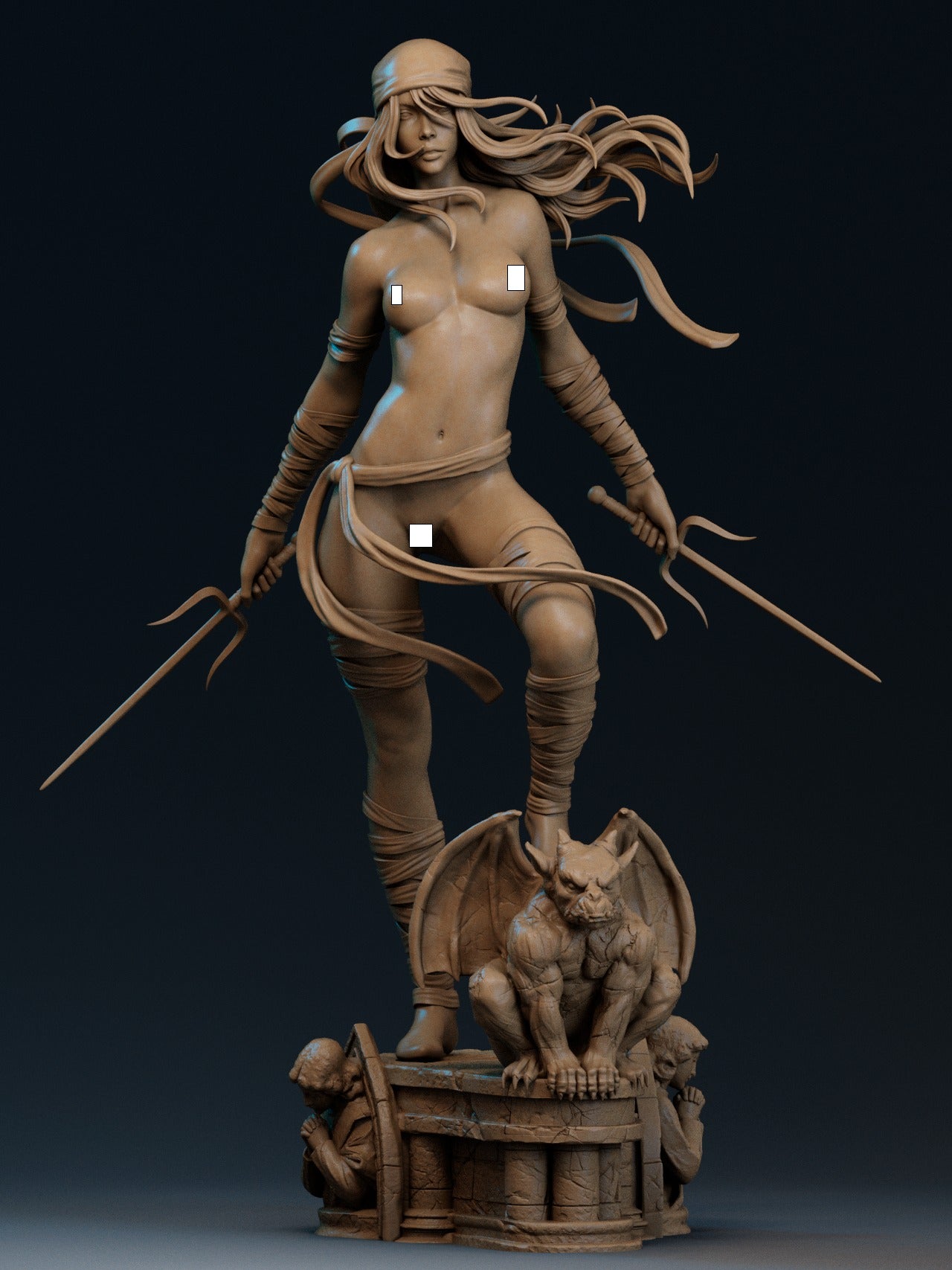 1923 Elektra NSFW - Marvel Comics - STL 3D Print Files