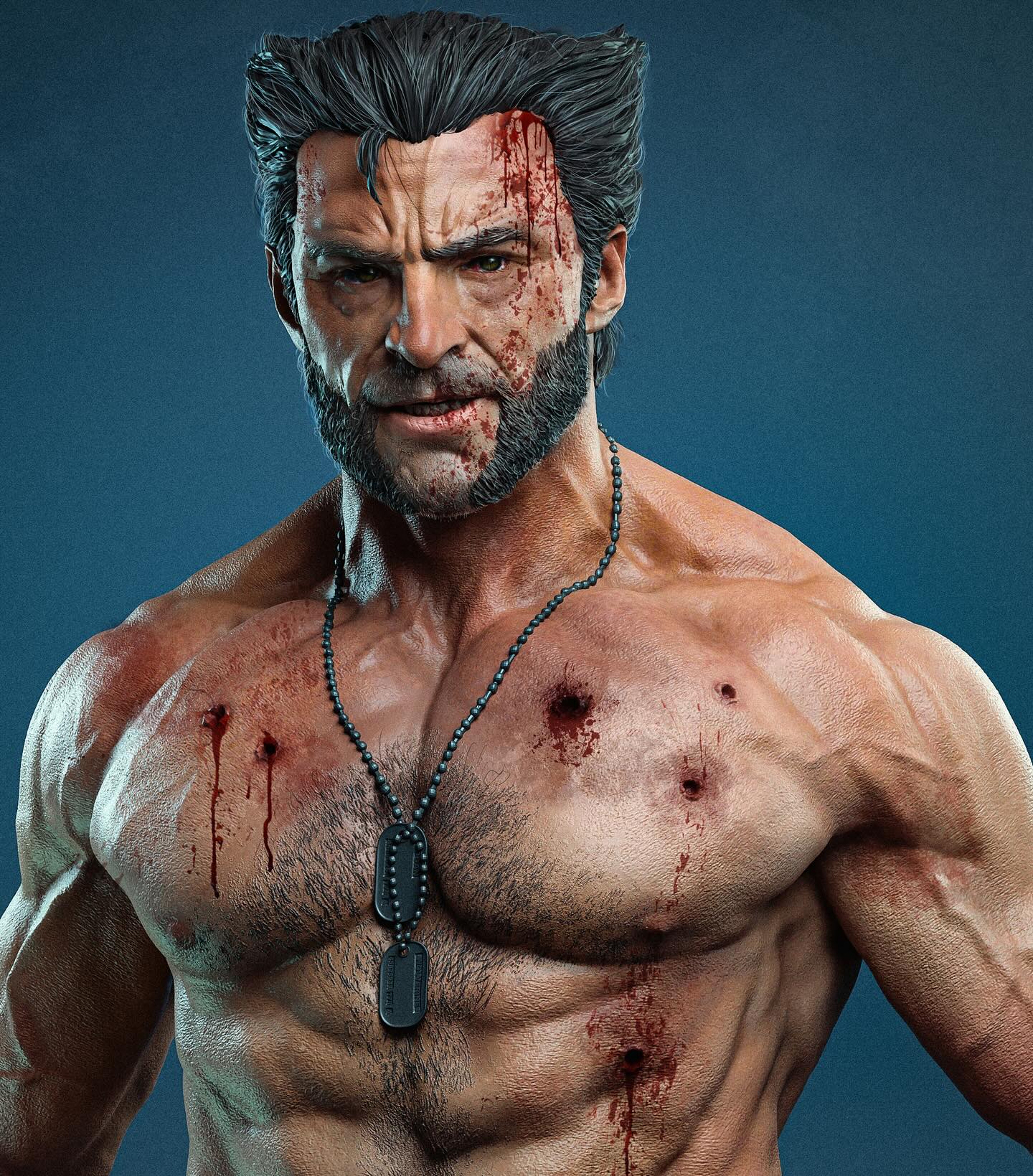 2244 WOLVERINE - LOGAN - STL 3D Print Files