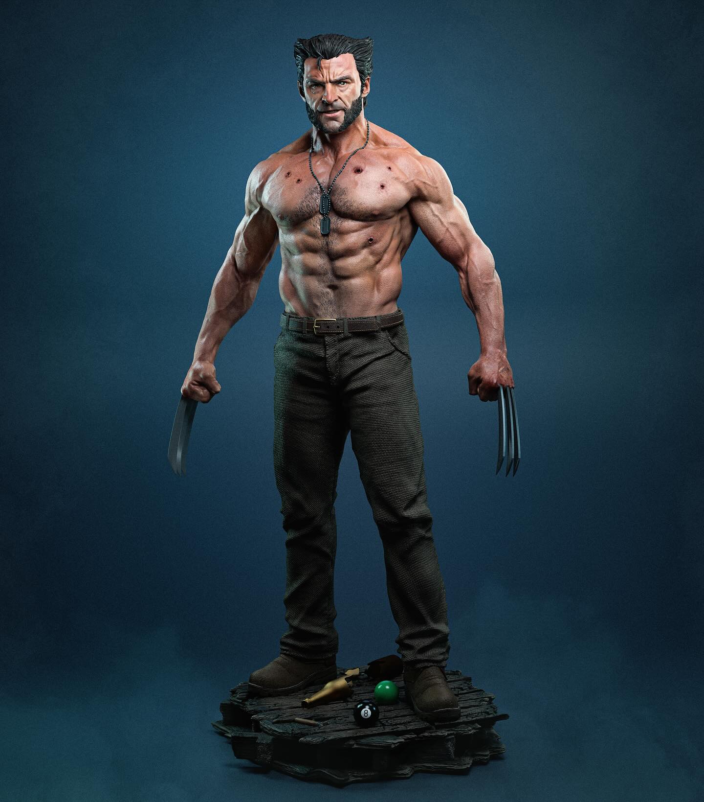 2244 WOLVERINE - LOGAN - STL 3D Print Files