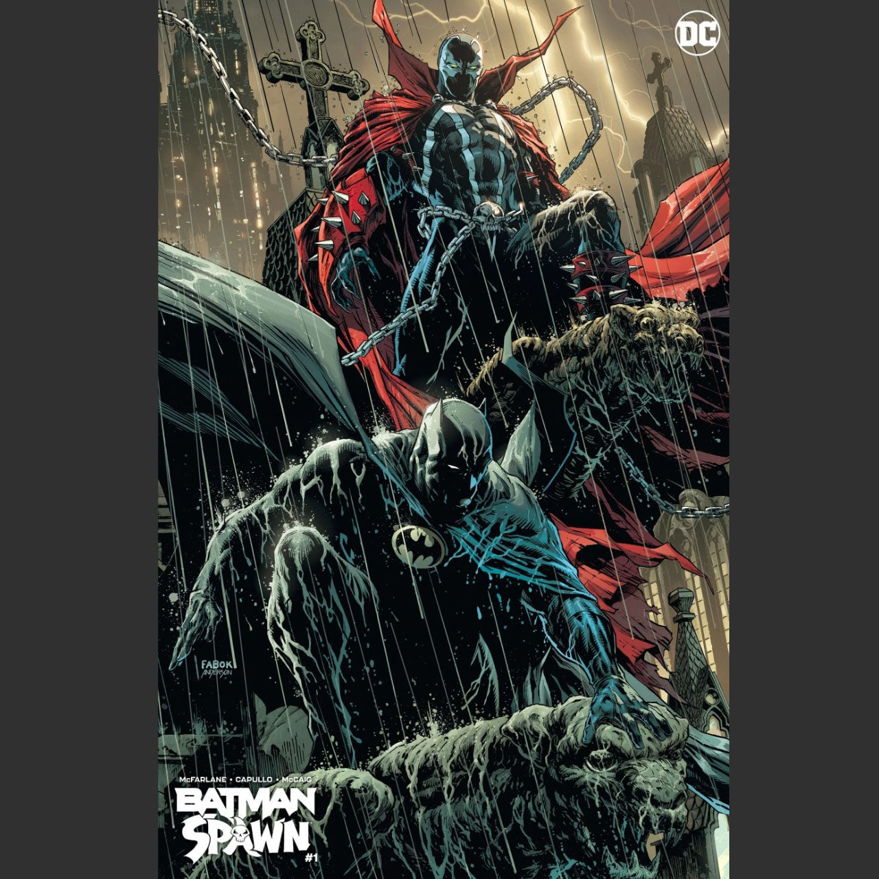 2273 BATMAN and SPAWN - DC Comics  - STL 3D Print Files