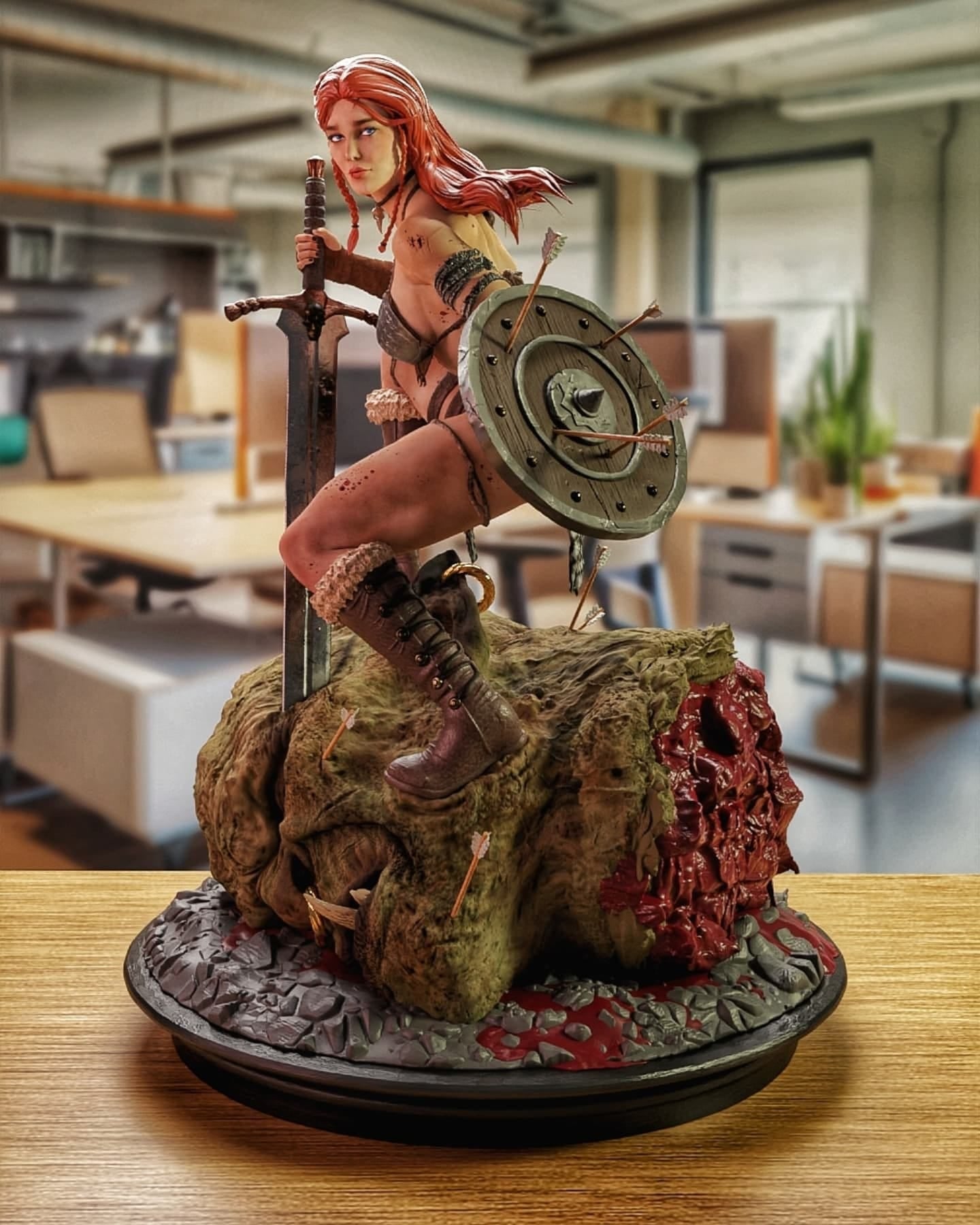 3327 Red Sonja - Marvel Comics - STL 3D Print Files