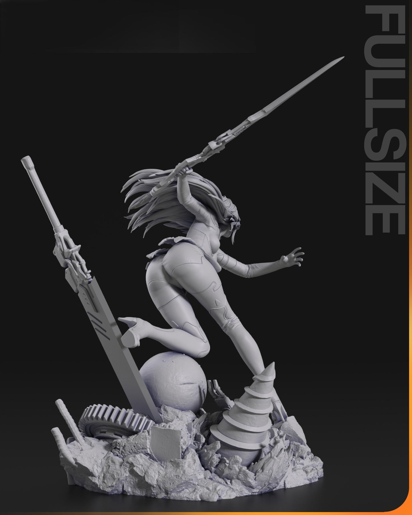 2828 A2 - NieR: Automata - STL 3D Print Files