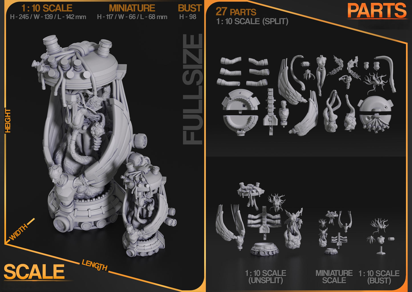 2596 Jenova - Final Fantasy - STL 3D Print Files