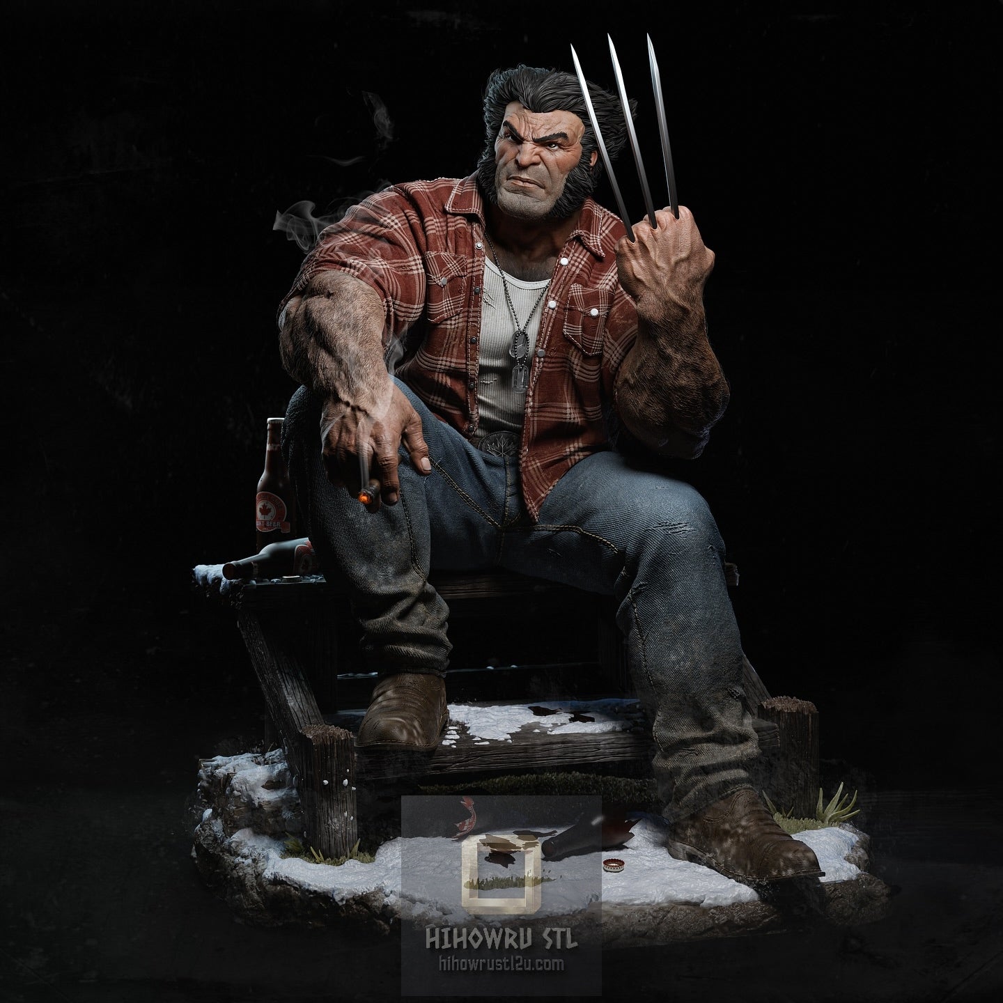 5487 WOLVERINE - X-MEN - STL 3D Print Files